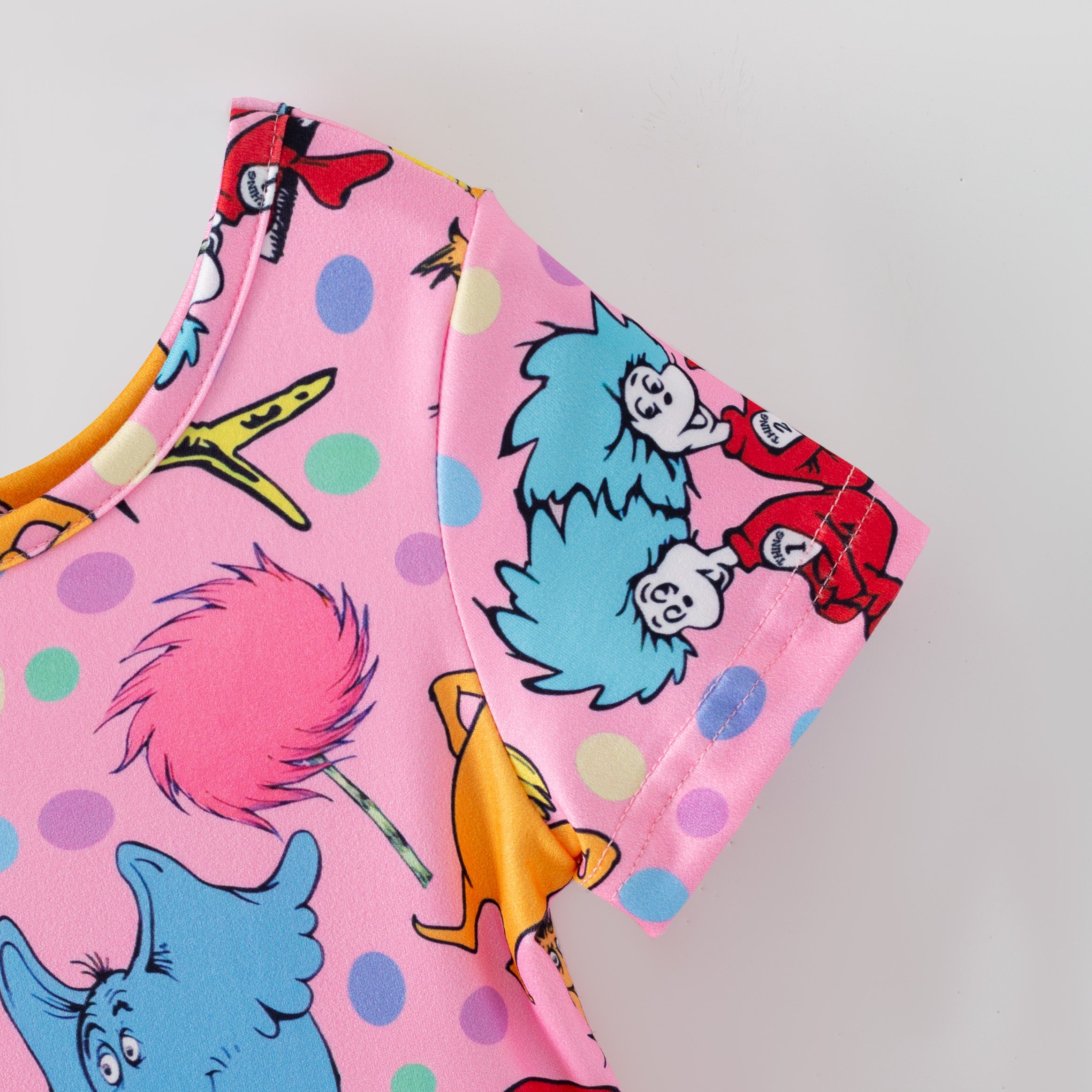 (Pre Order,Prepack Zone)Girls DR SEUSS Print Outfit Set&Dress(Mix Size)