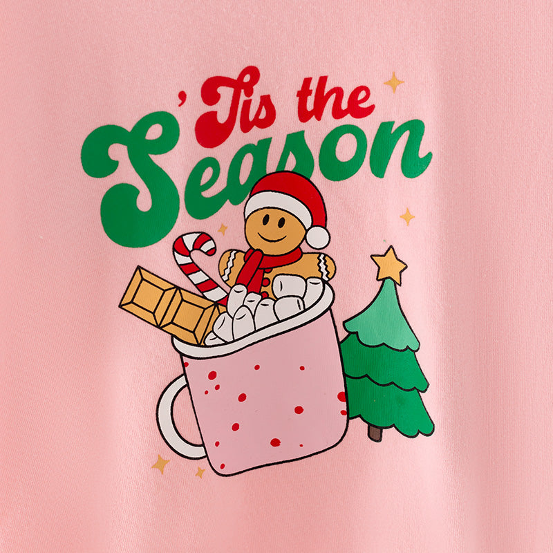 (In Stock G22-2-3)Baby Girls Christmas Print Romper