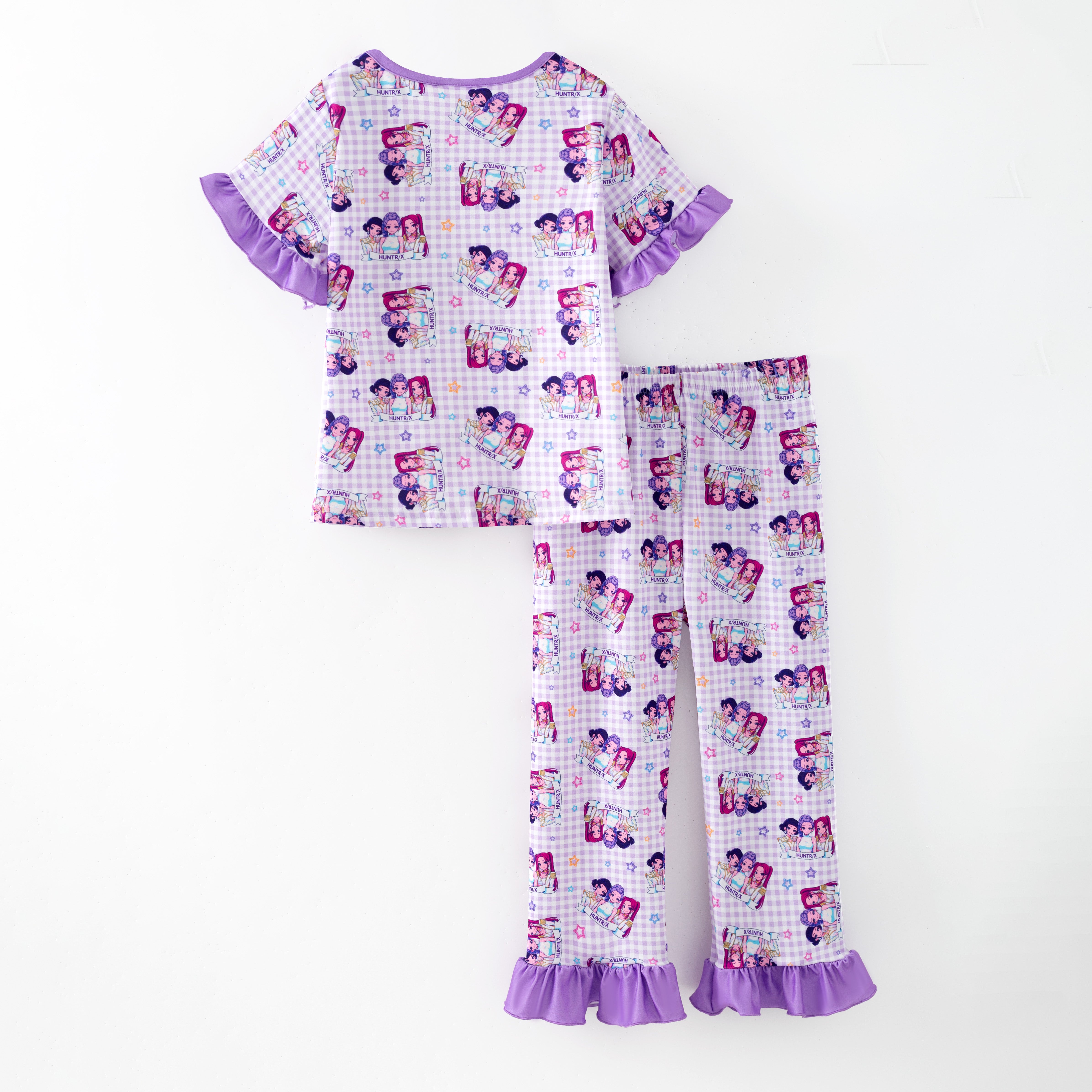 (Pre Order,Prepack Zone)Girls Movie Character Print Pajamas(Mix Size)