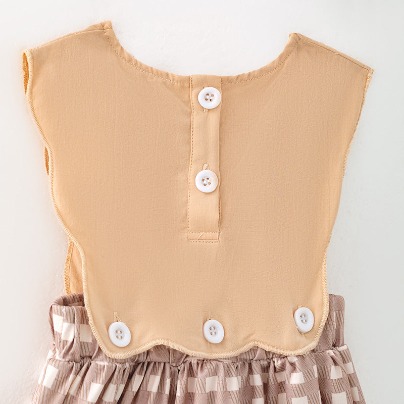 (In Stock)Girls Easter Bunny Applique Dress