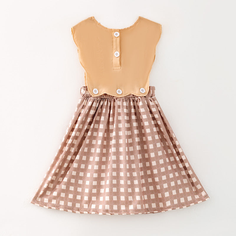 (In Stock)Girls Easter Bunny Applique Dress