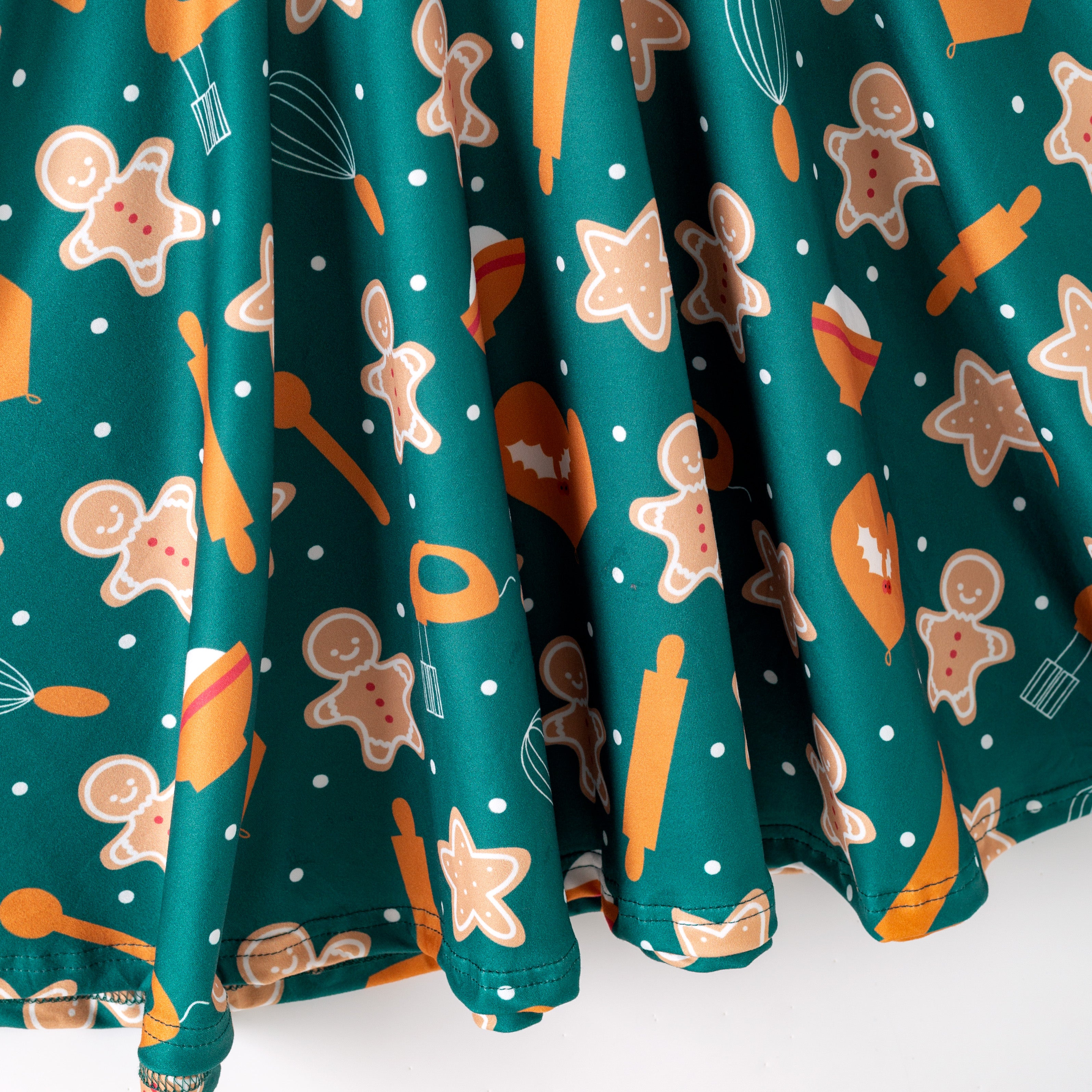 (Pre Order,Prepack Zone)Girls Christmas Print Dress