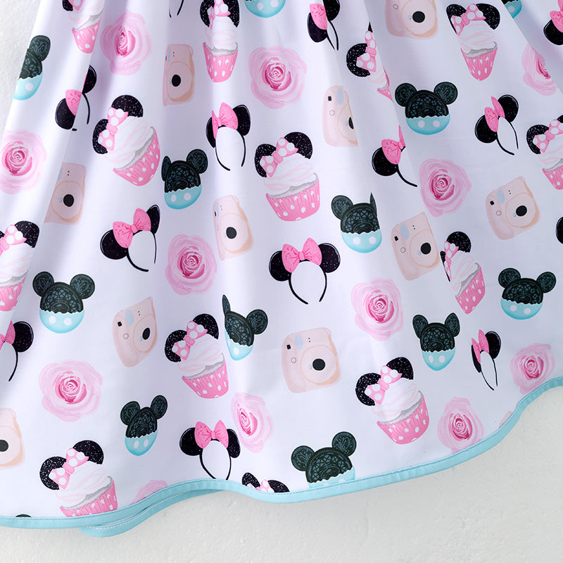 (In Stock)Mommy Spring and Summer Cartoon Print Swimsuit
