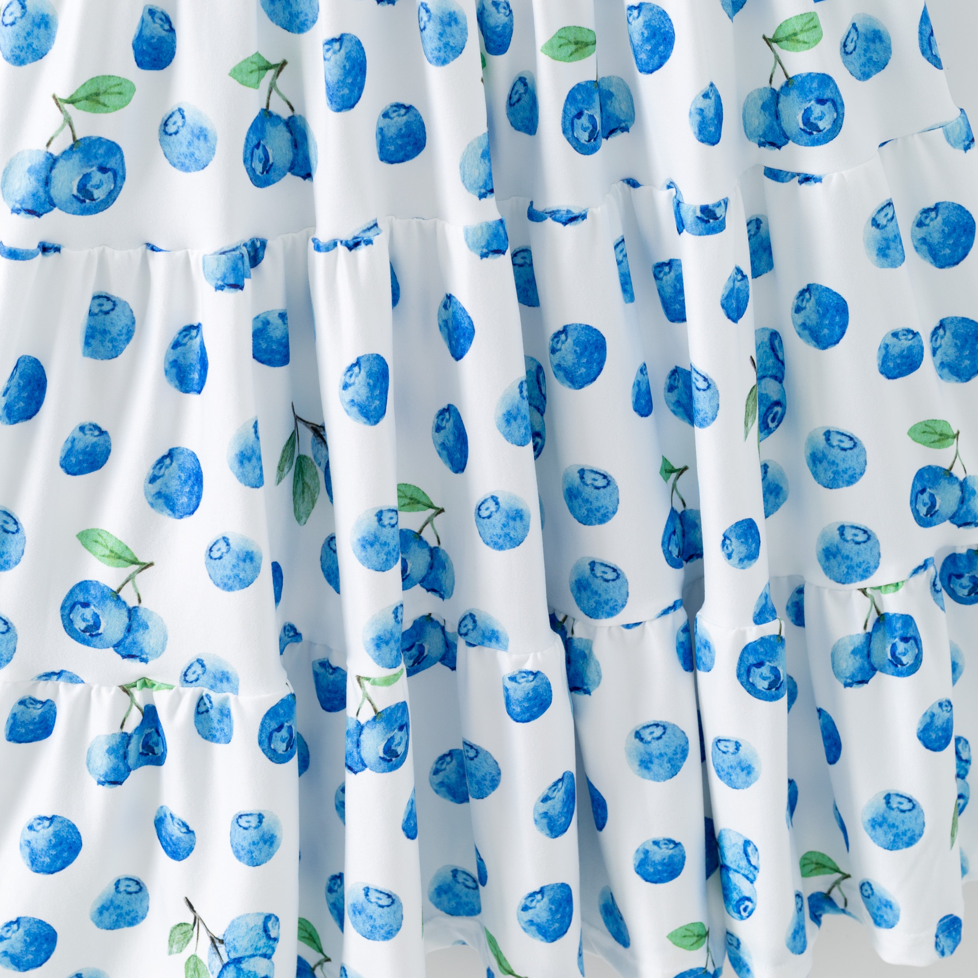 (Pre Order,Prepack Zone)Family Summer Blueberry Print Slip Dress