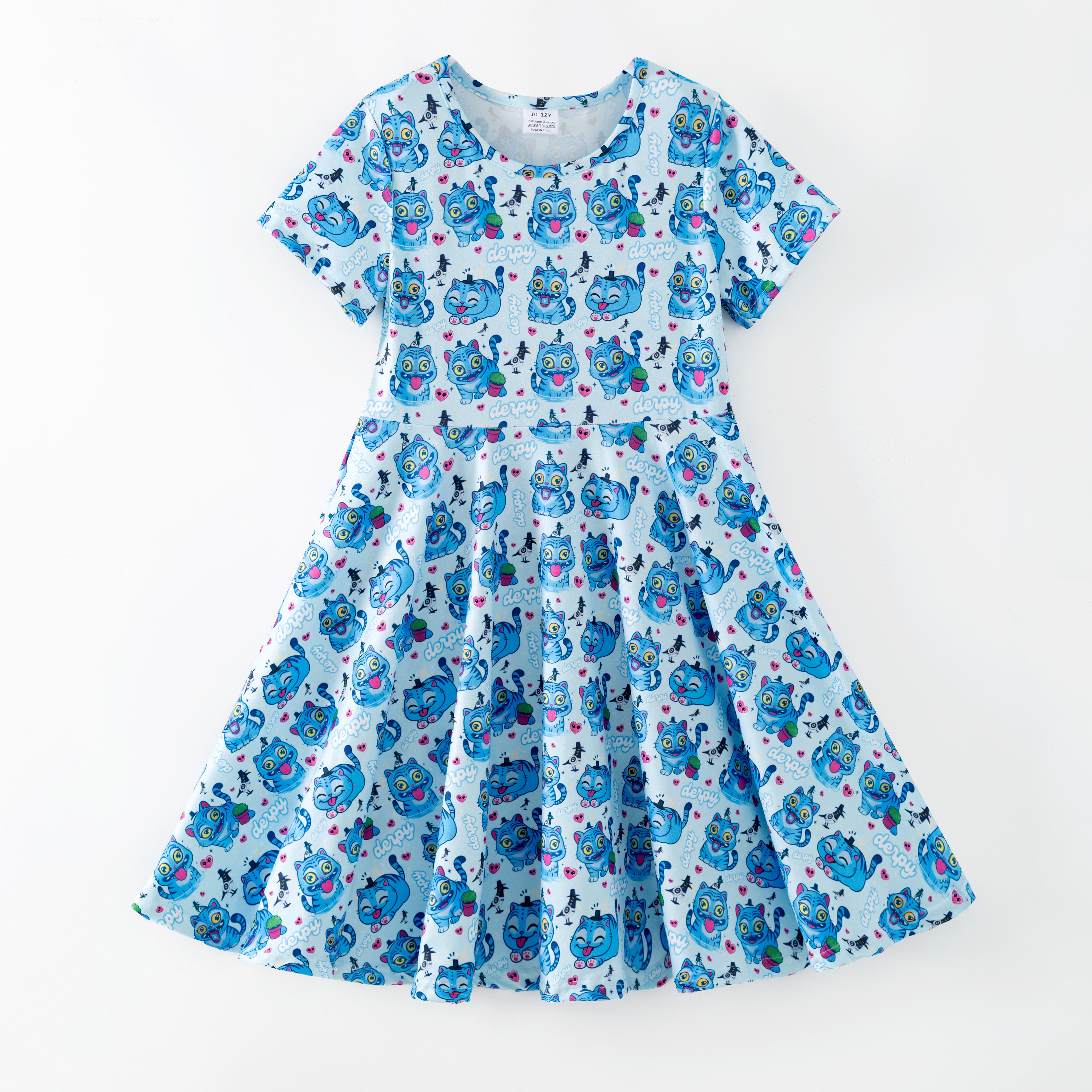 (Pre Order,Prepack Zone)Girls Movie Character Print Dress(Mix Size)