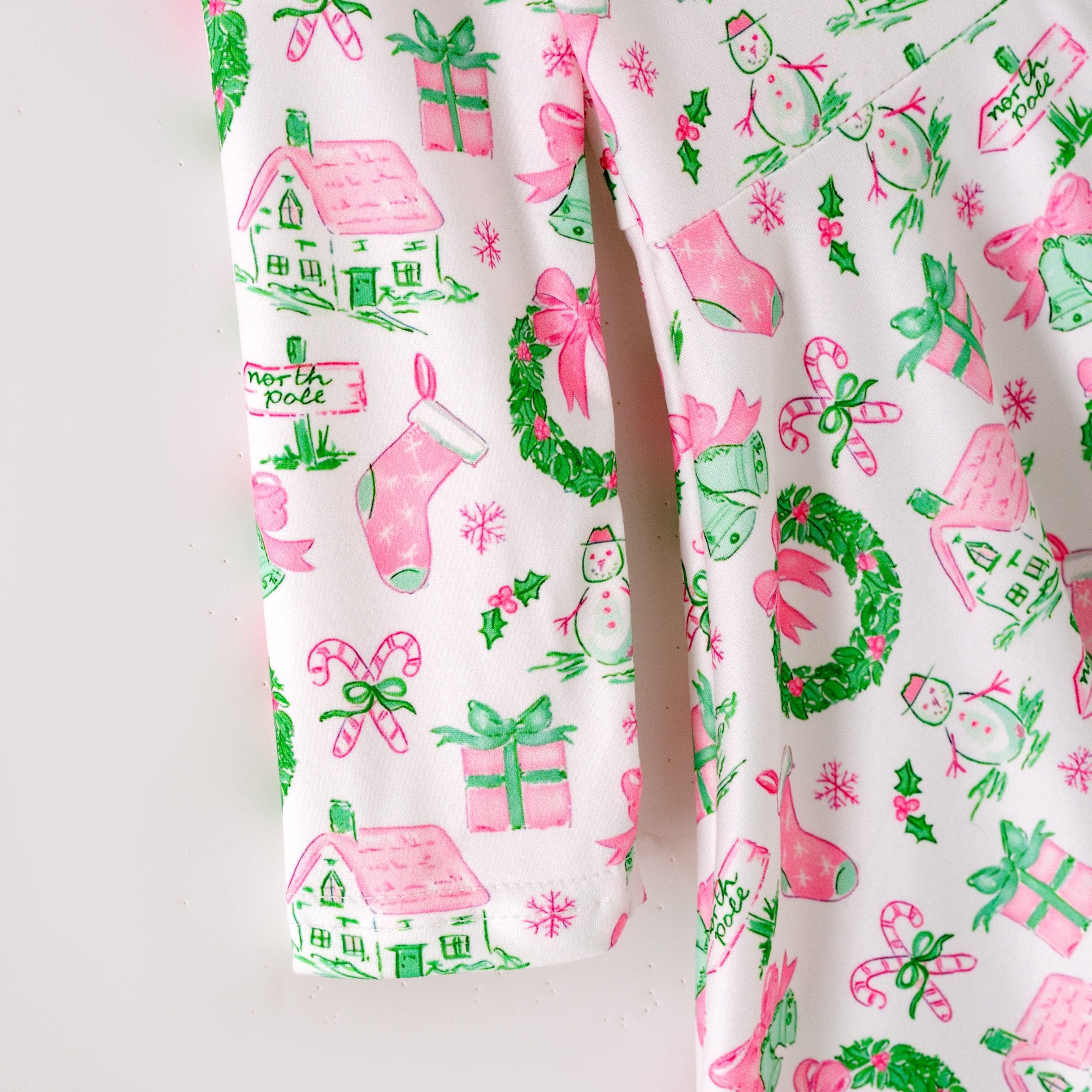 (Pre Order,Prepack Zone)Girls Christmas Print Dress&Set