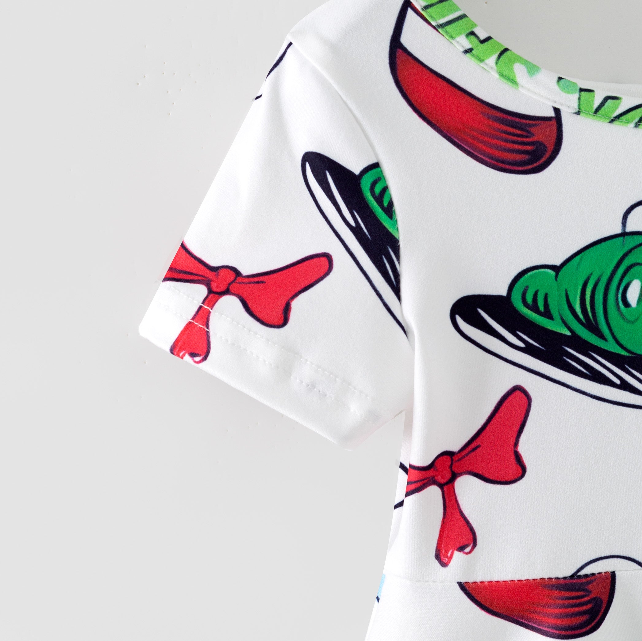 (Pre Order,Prepack Zone)Girls DR SEUSS Print Dress(Mix Size)