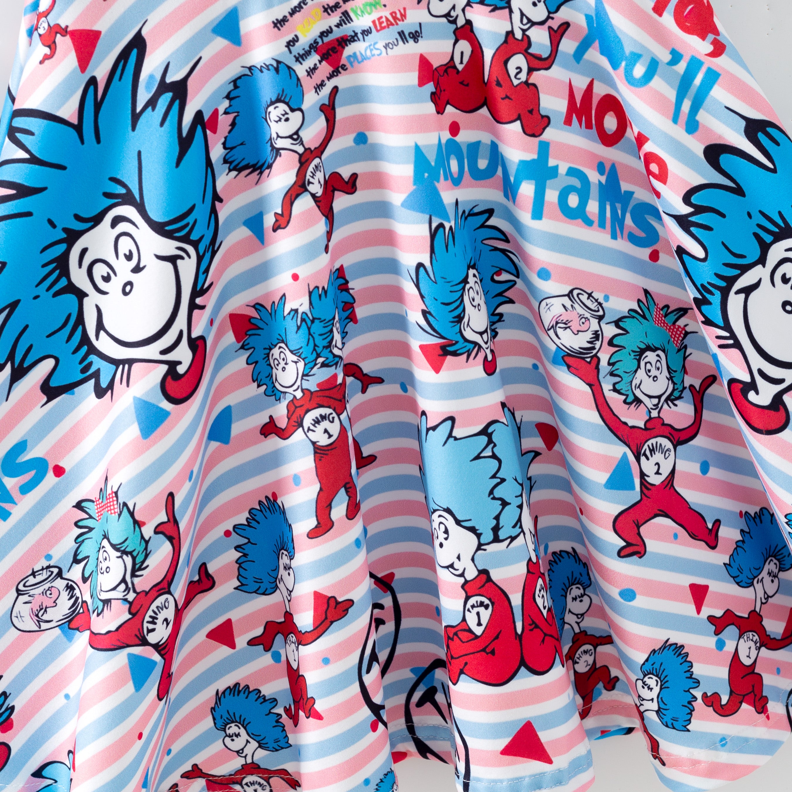 (Pre Order,Prepack Zone)Girls DR SEUSS Print Dress(Mix Size)