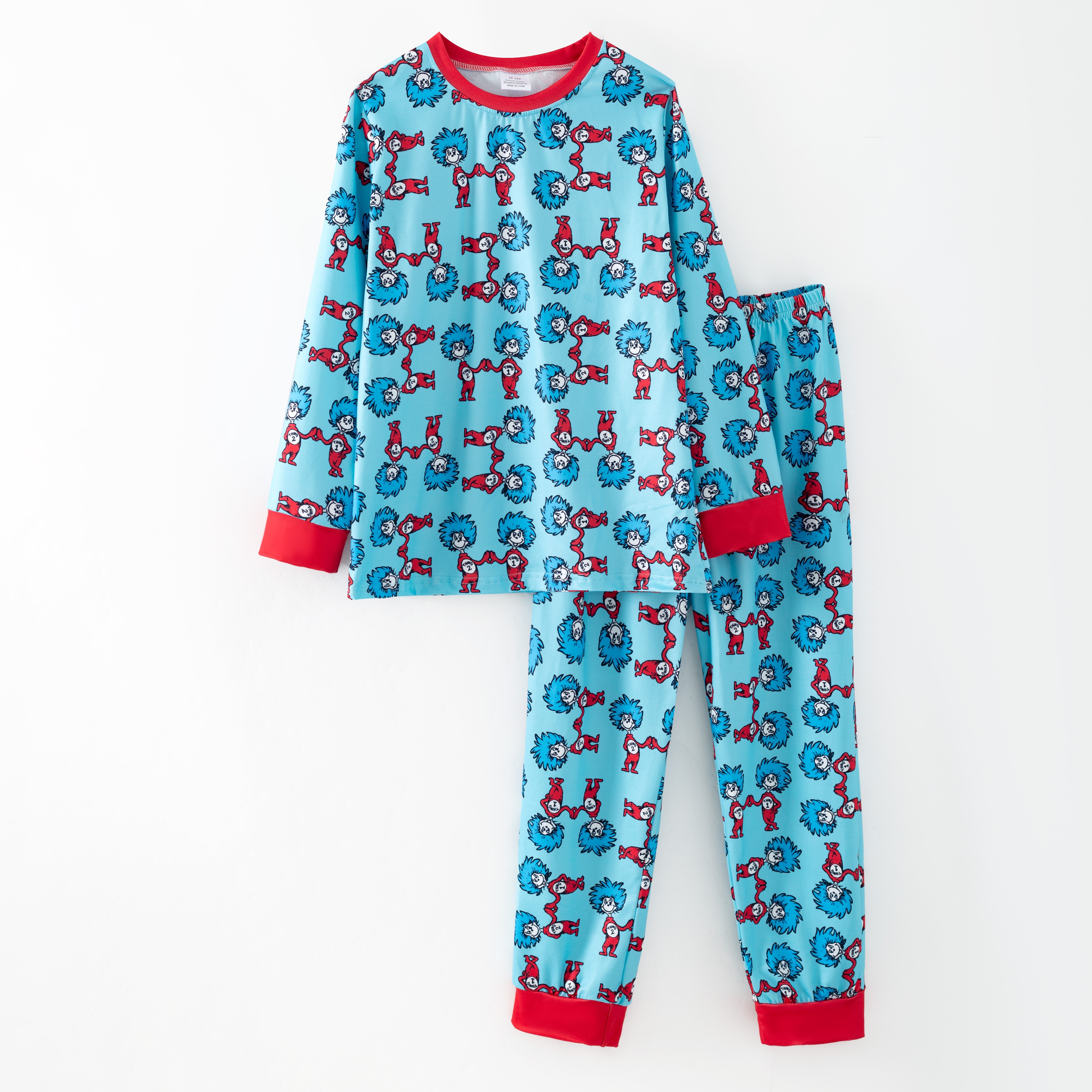 (Pre Order,Prepack Zone)Boys DR SEUSS Print Pajamas(Mix Size)