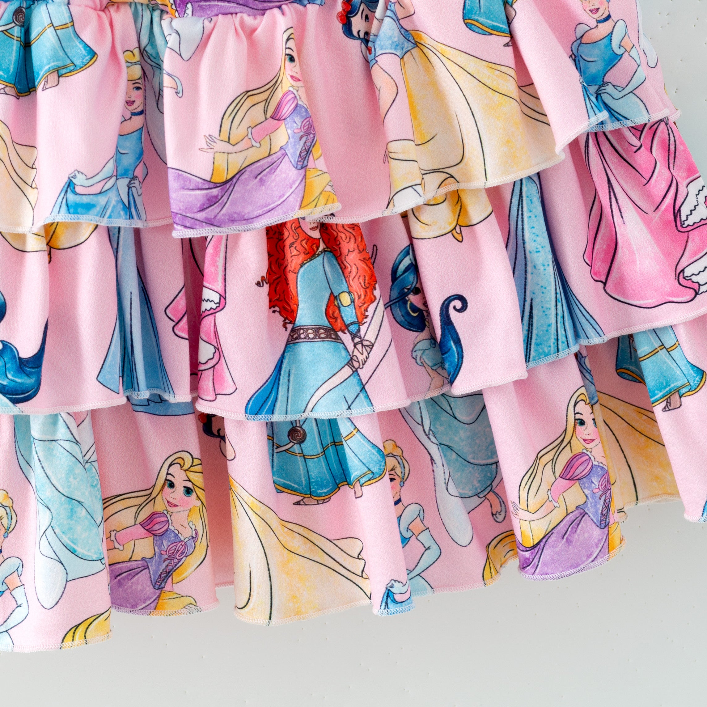 (Pre Order,Prepack Zone)Girls Spring&Summer Princess Print Skort Set(Mix Size)