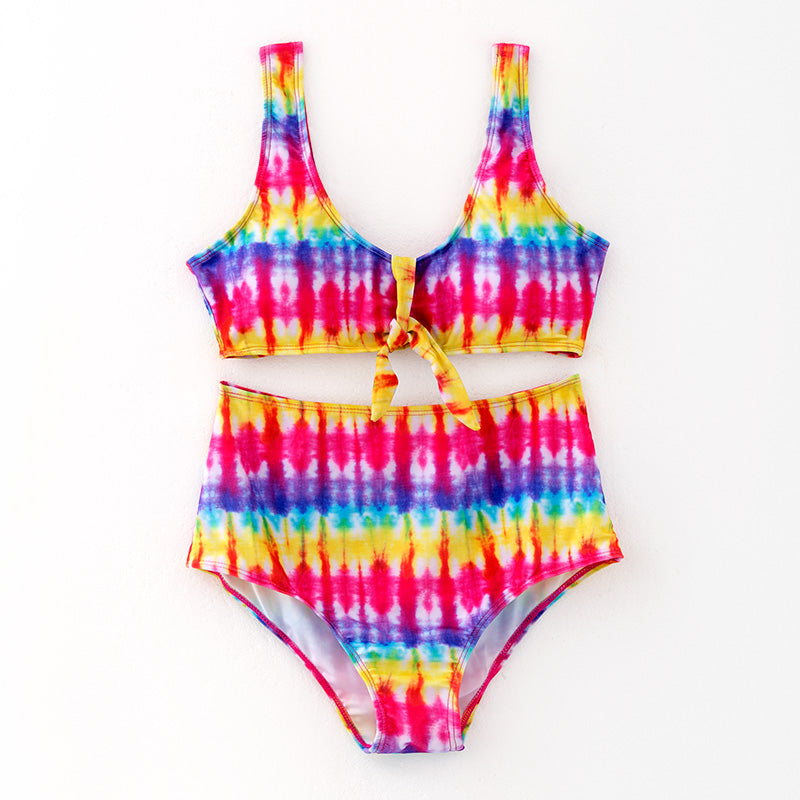 (In Stock)Adults Summer Tie-dye Swimsuit