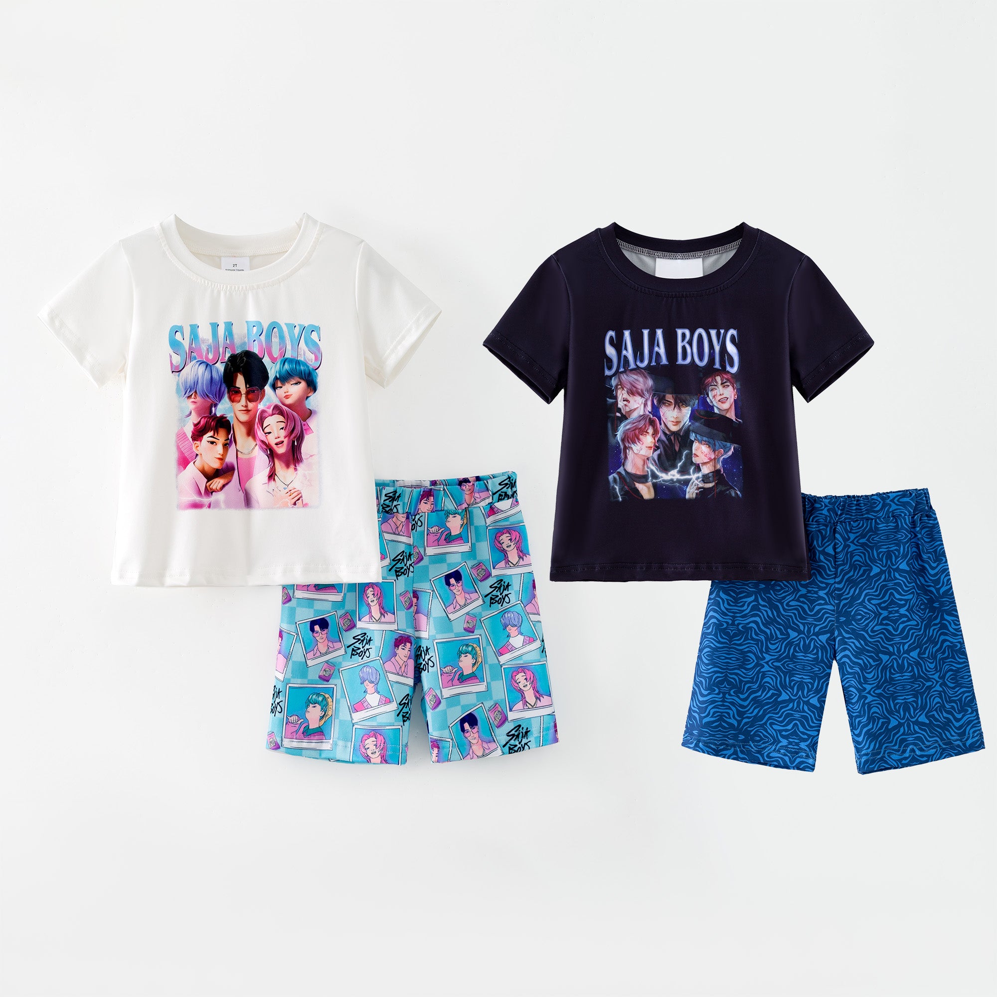 (Pre Order,Prepack Zone)Boys Movie Character Print Set(Mix Size)