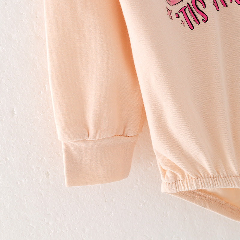 (In Stock L33-3-2)Baby Girls Christmas Print Romper