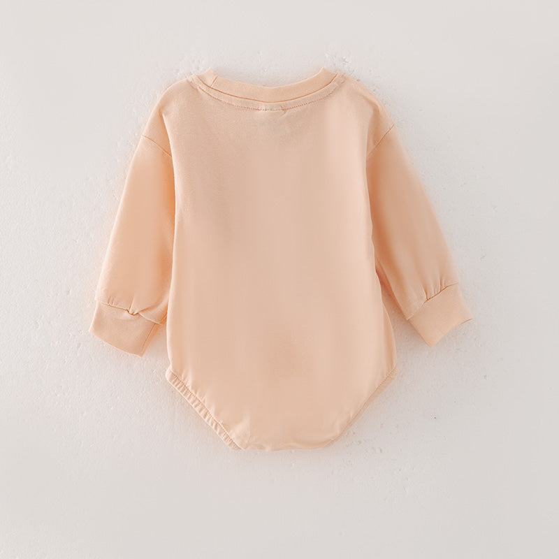 (In Stock L33-3-2)Baby Girls Christmas Print Romper