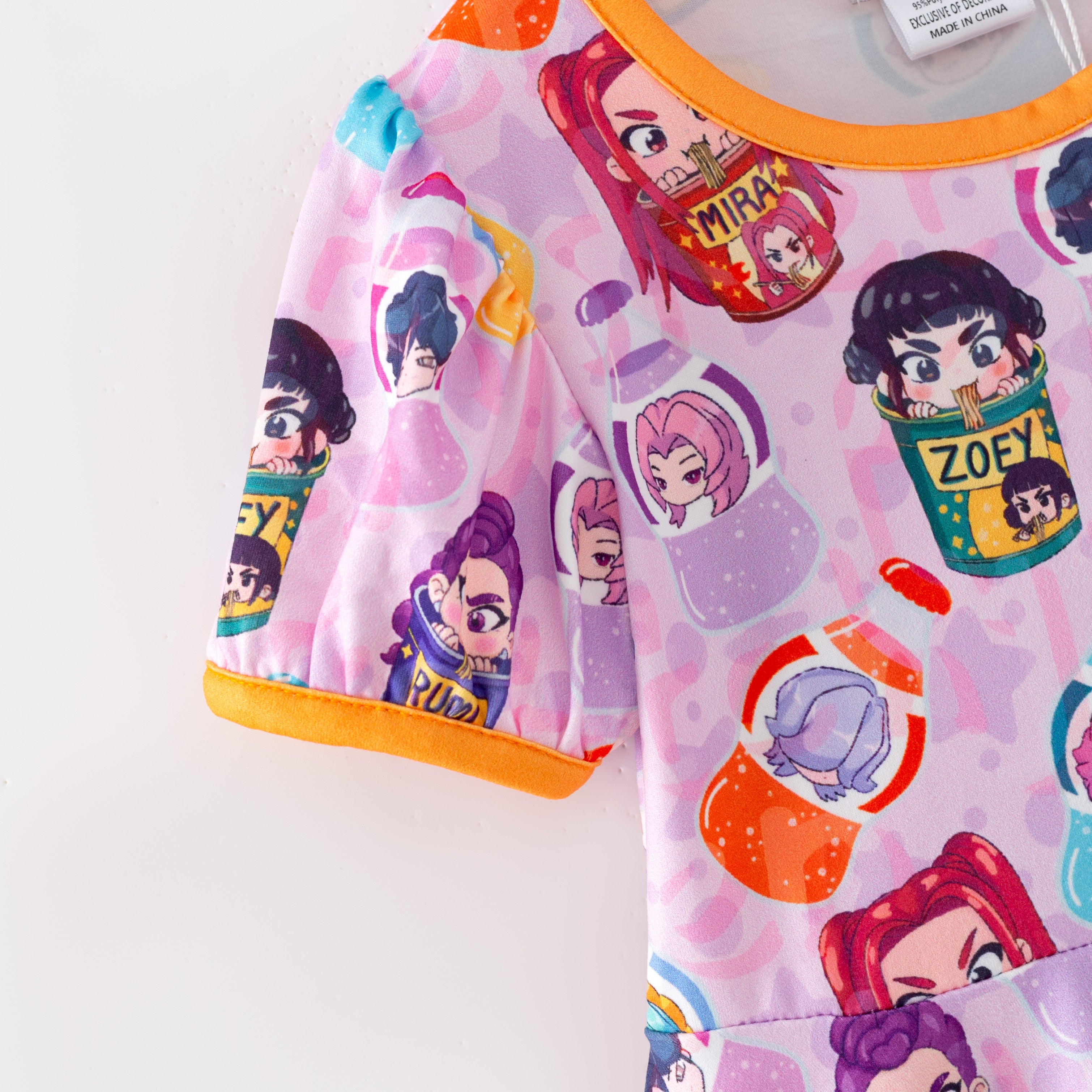 (Pre Order,Prepack Zone)Girls Movie Character Print Dress(Mix Size)