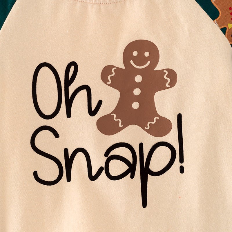 (In Stock L33-1-3)Girls Christmas Print Pajamas