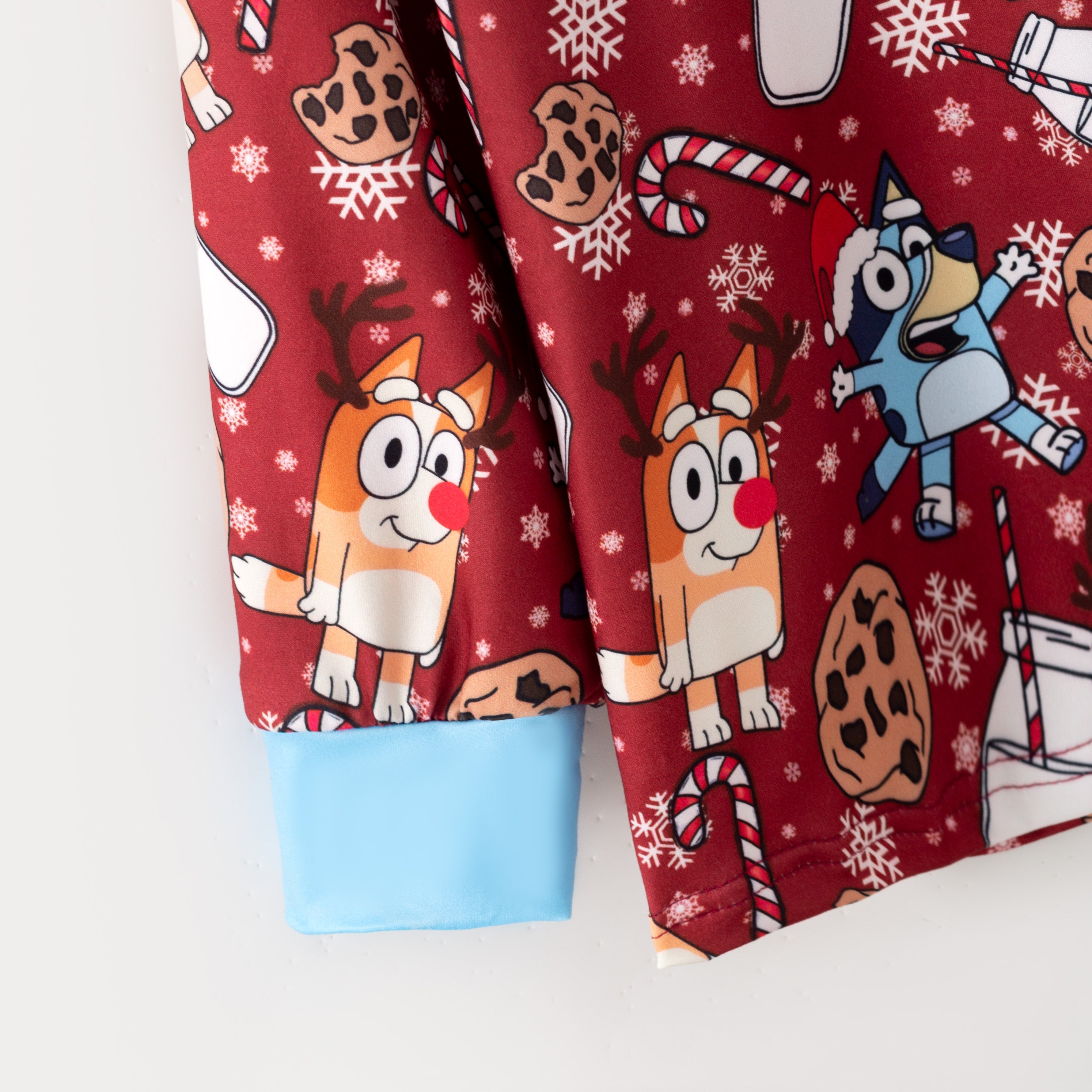 (Pre Order,Prepack Zone)Girls Christmas Cartoon Print Pajamas