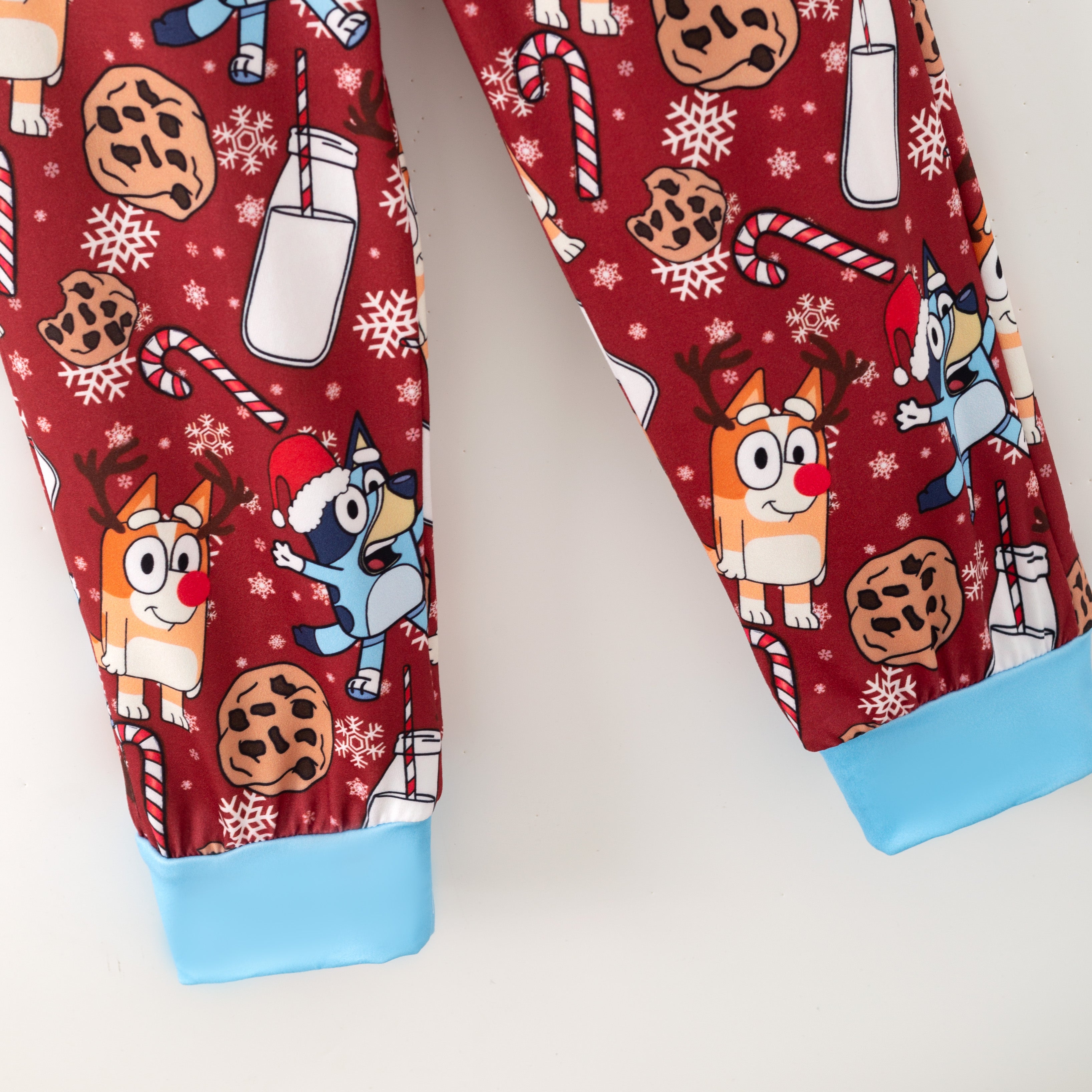 (Pre Order,Prepack Zone)Girls Christmas Cartoon Print Pajamas
