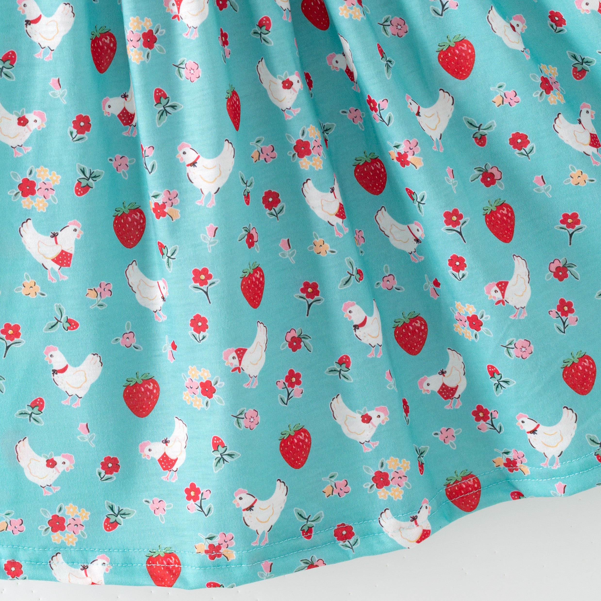 (Pre Order,Prepack Zone)Family Strawberry Embroidery Dress&Romper(Mix Size)