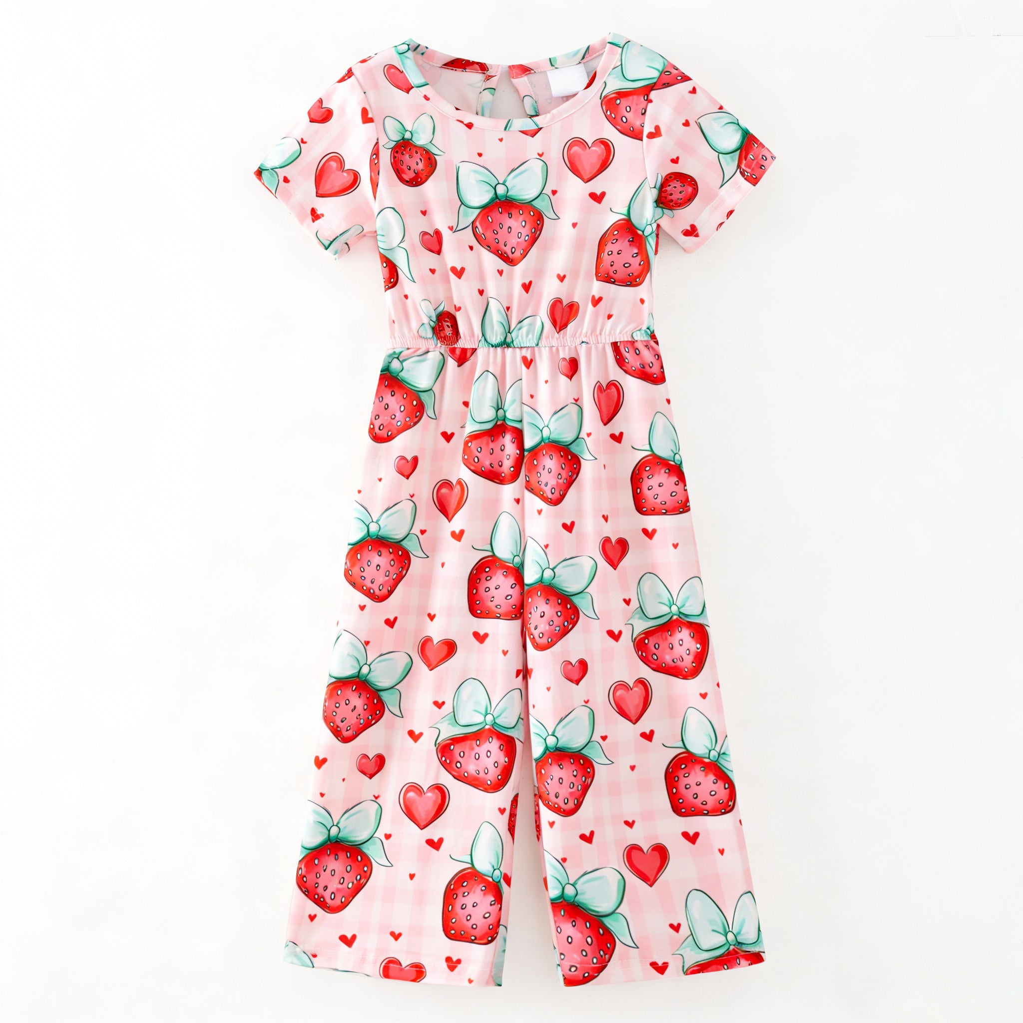 (Pre Order,Prepack Zone)Girls Spring&Summer Print Jumpsuit(Mix Size)