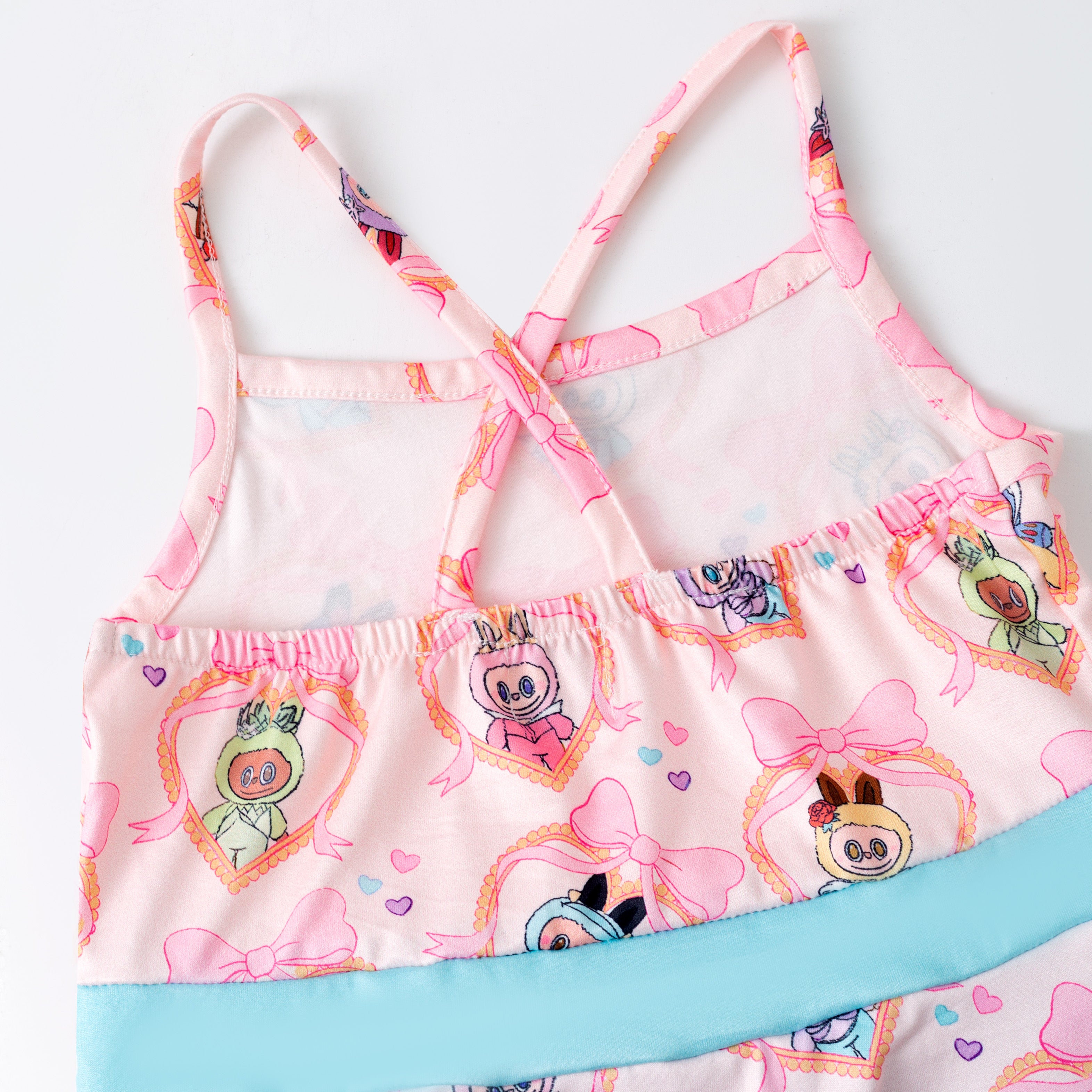 (Pre Order,Prepack Zone)Girls Spring&Summer LBB Print Dress,Skort Set(Mix Size)