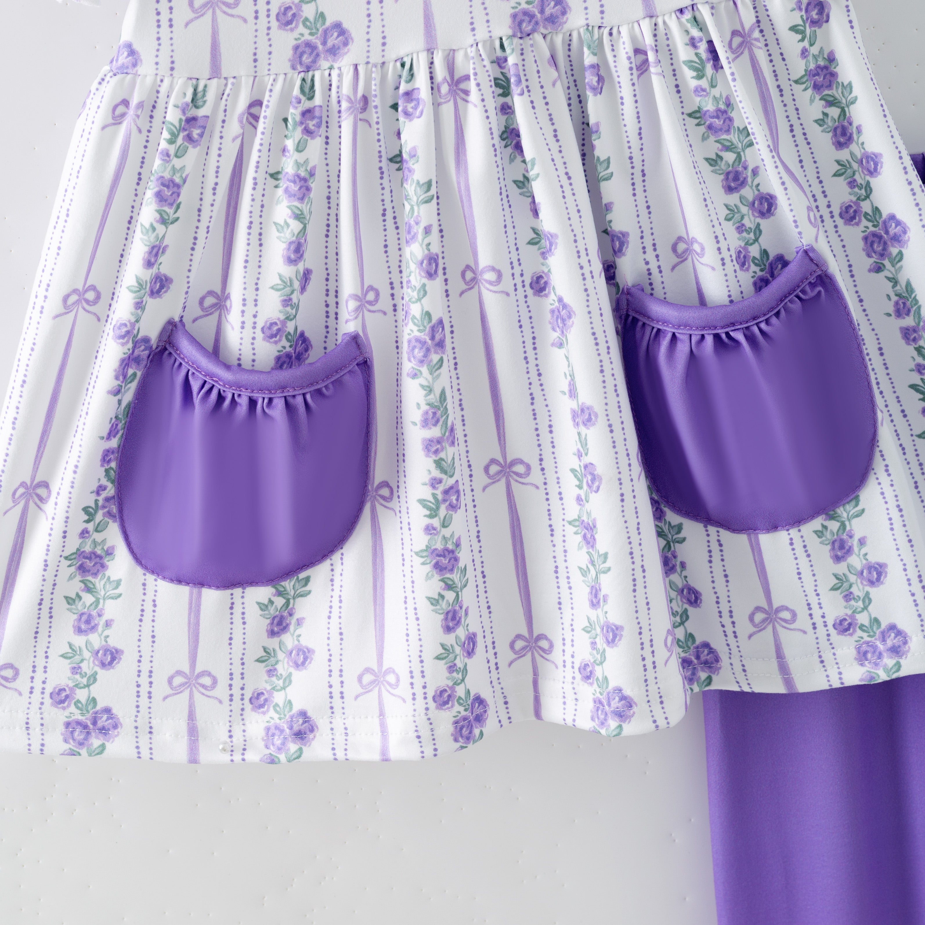 (Pre Order,Prepack Zone)Girls Spring&Summer Floral Print Set(Mix Size)