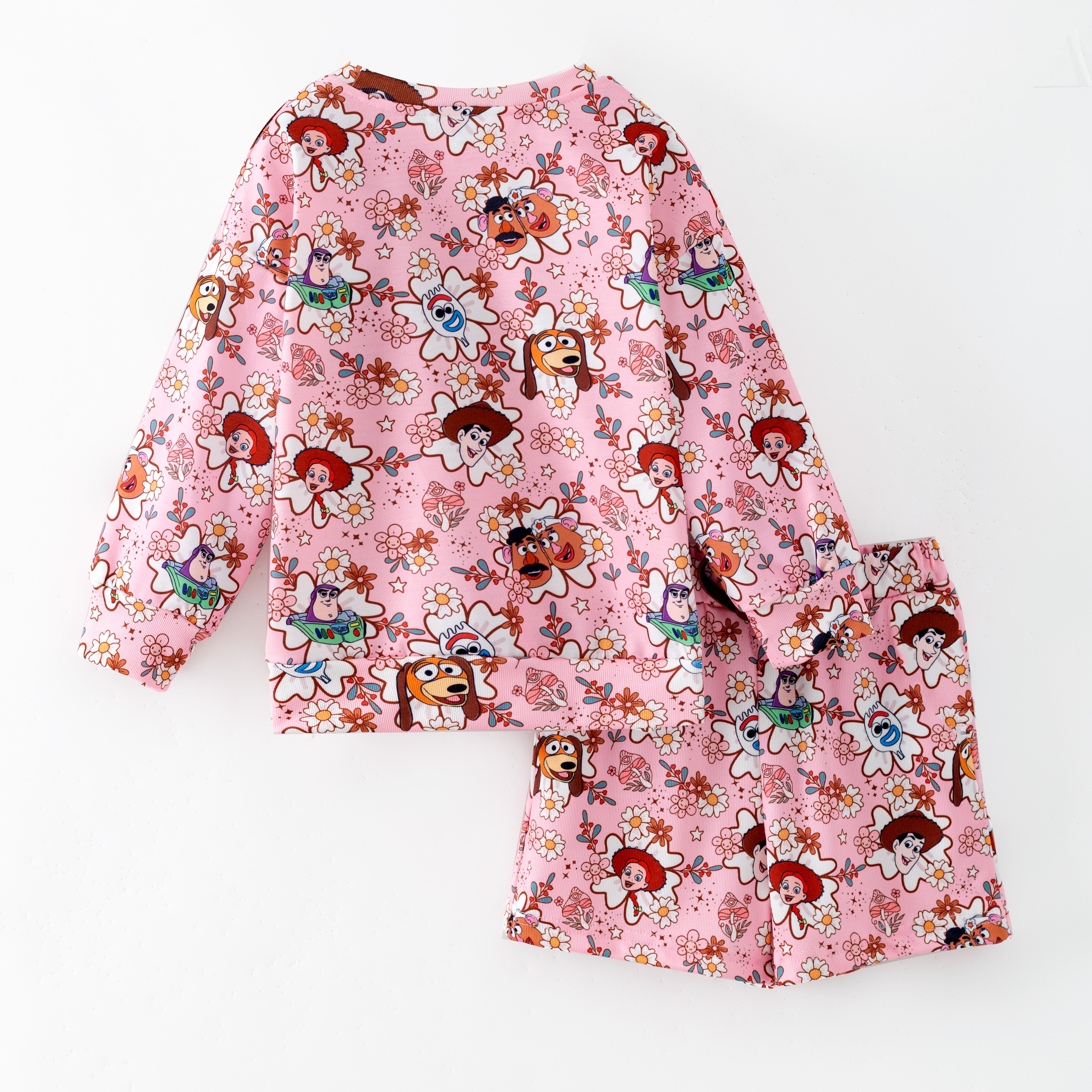 (Pre Order,Prepack Zone)Girls Spring&Summer Bow Print Shorts Set(Mix Size)