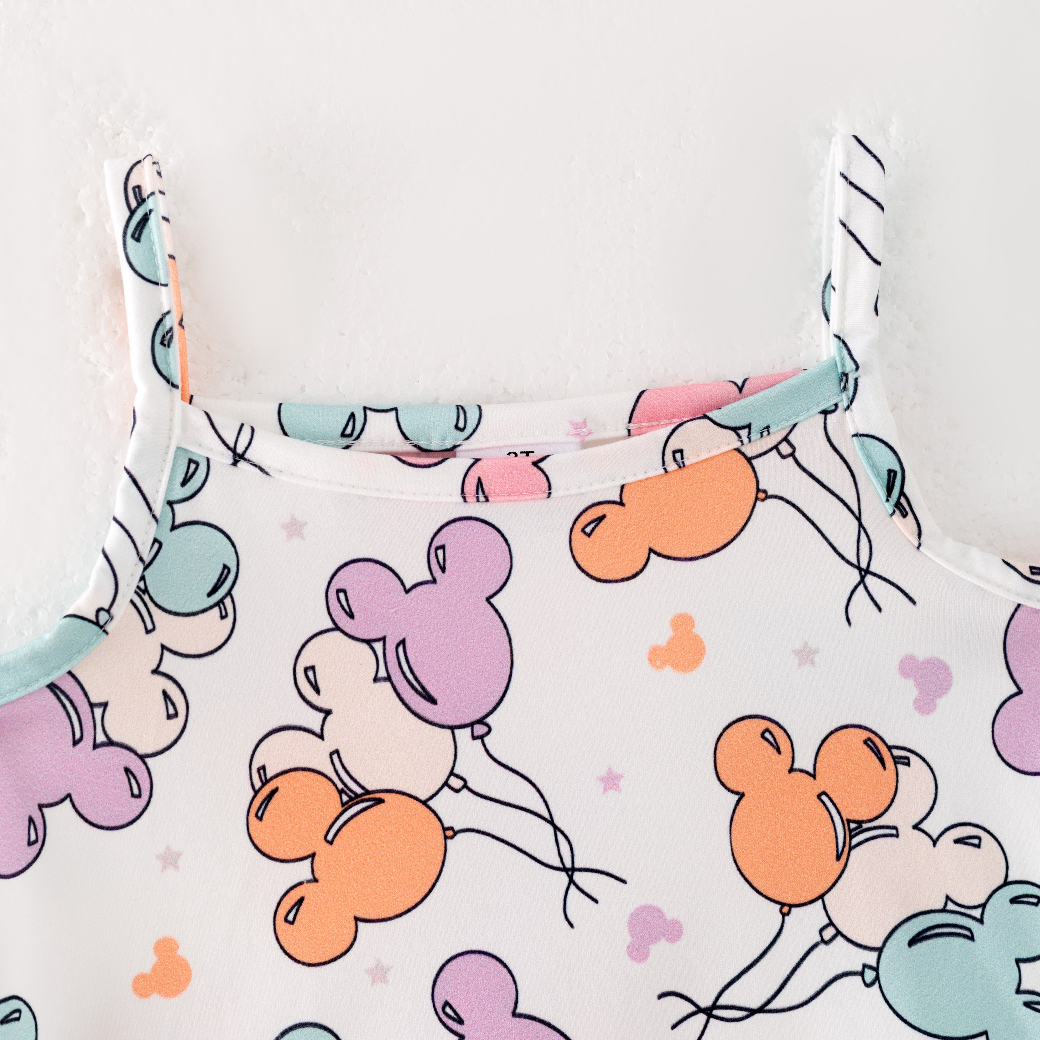 (Pre Order)Girls Summer Cute Cartoon Print Skirt Set