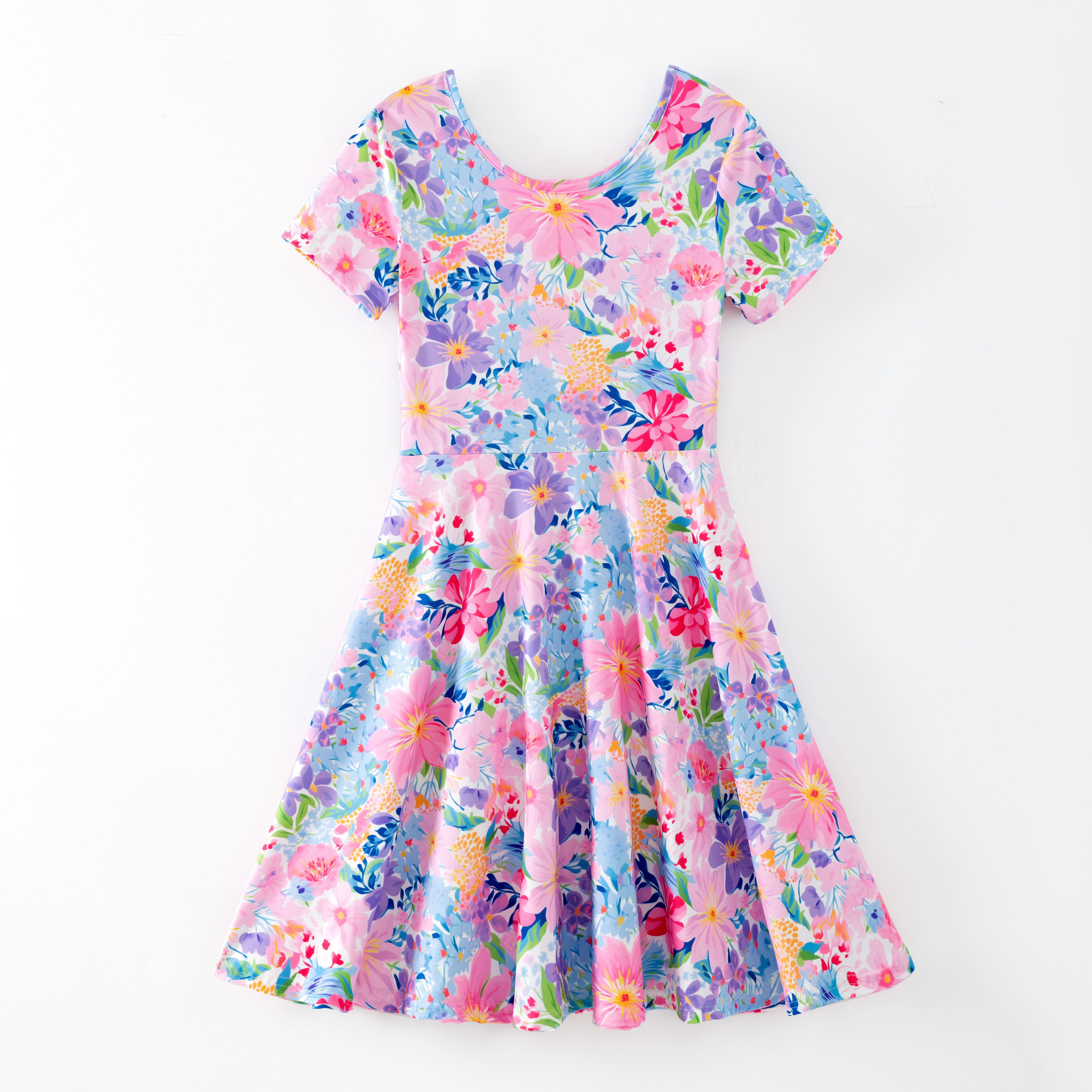 (Pre Order,Prepack Zone)Family Floral Print Dress