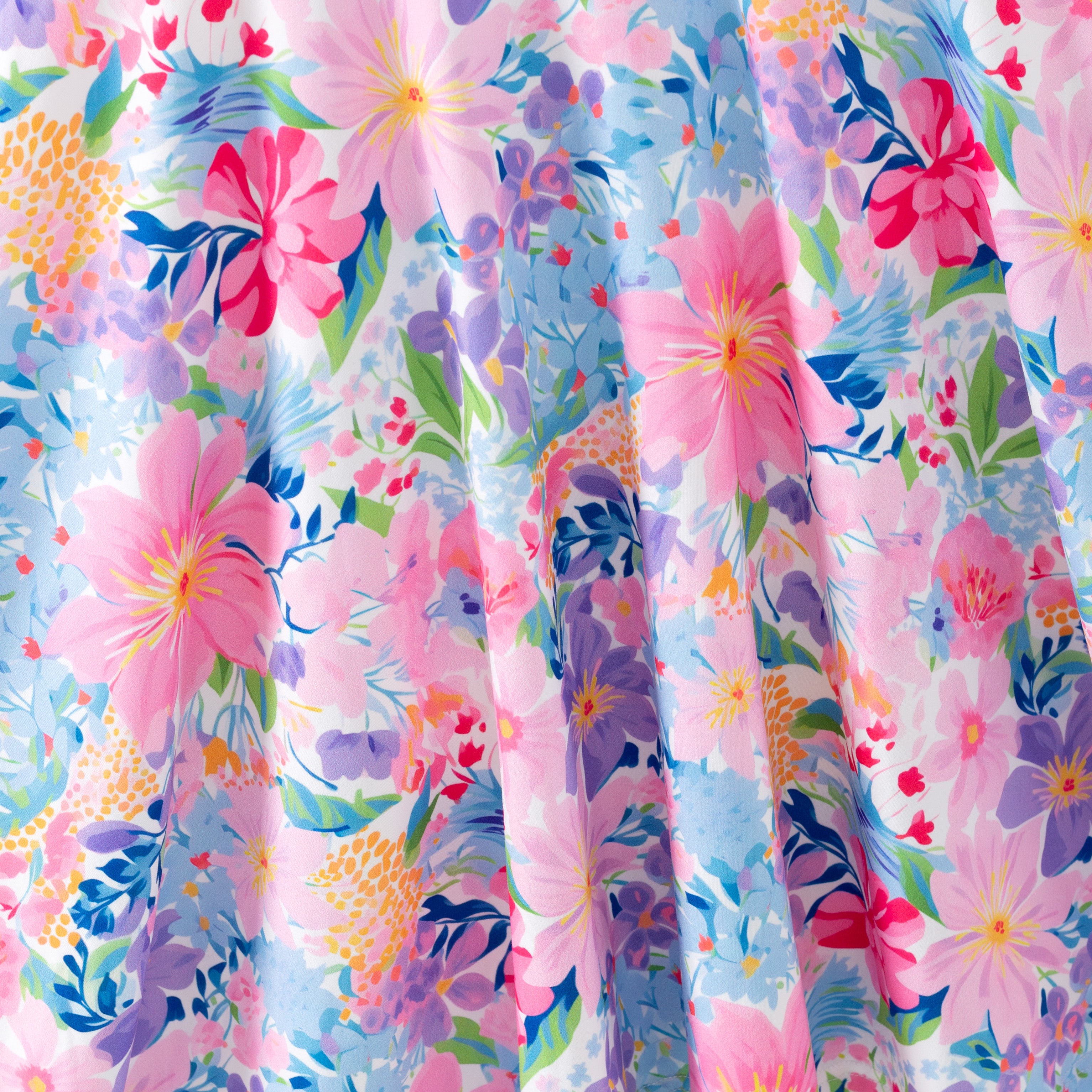 (Pre Order,Prepack Zone)Family Floral Print Dress