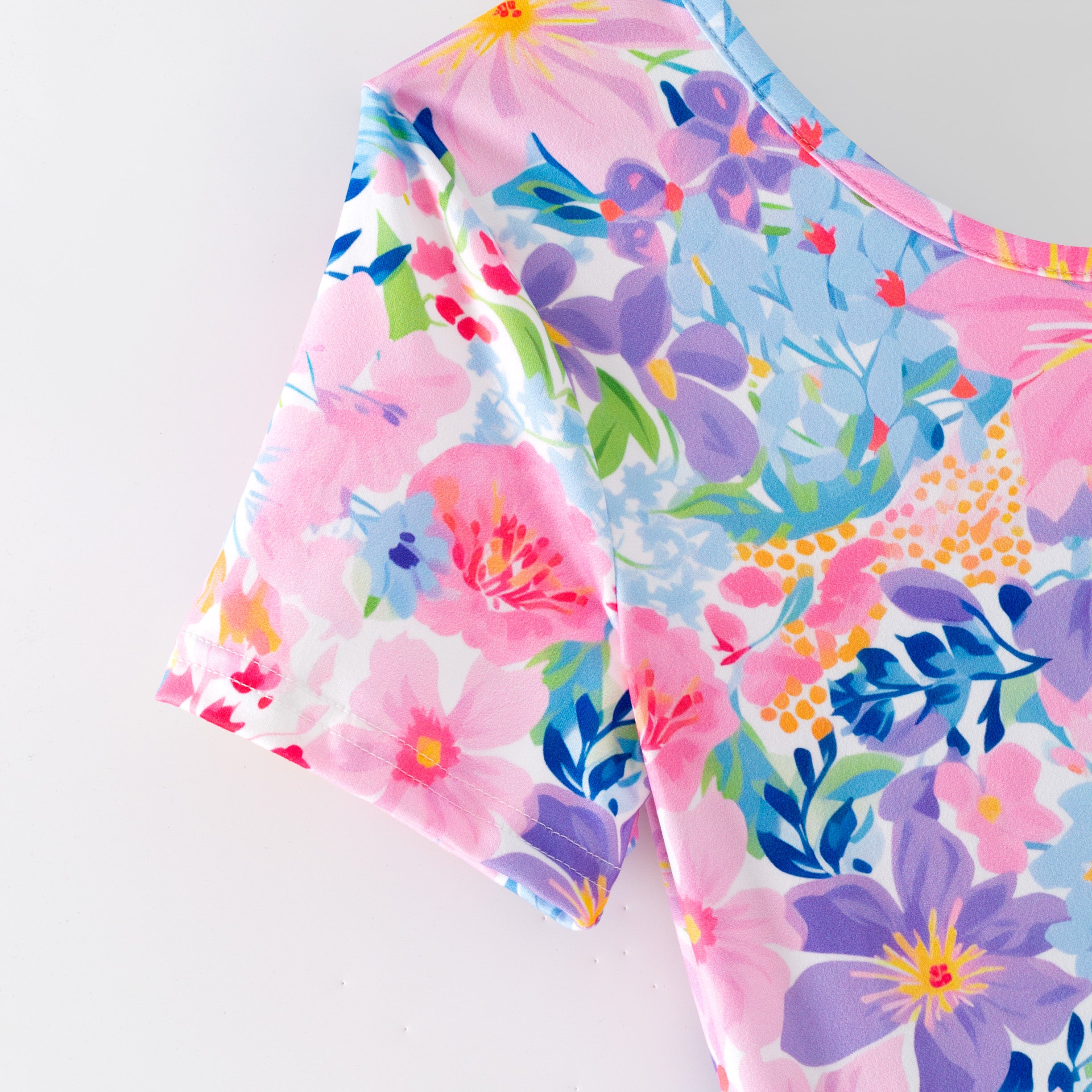 (Pre Order,Prepack Zone)Family Floral Print Dress