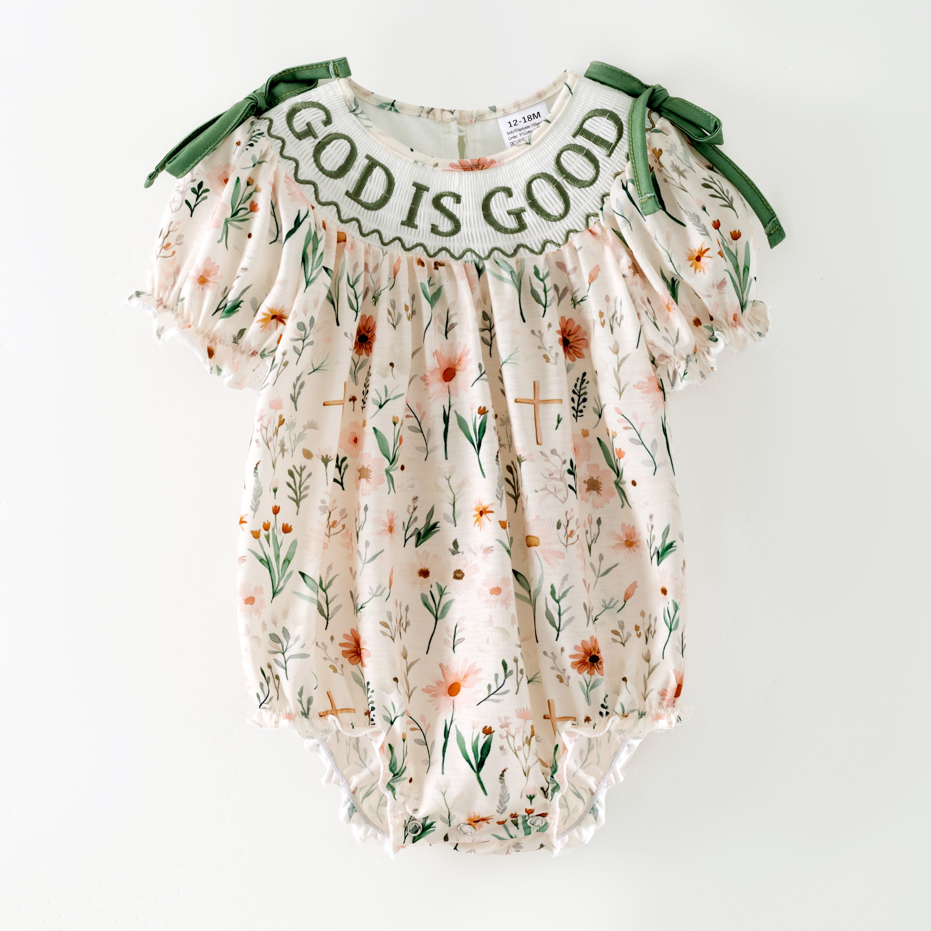 (Pre Order,Prepack Zone)Family GOD IS GOOD Embroidery Dress,Set&Romper(Mix Size)