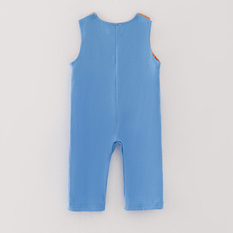 (In Stock G29-4-1)Baby Boys Halloween Ghost Embroidery Romper