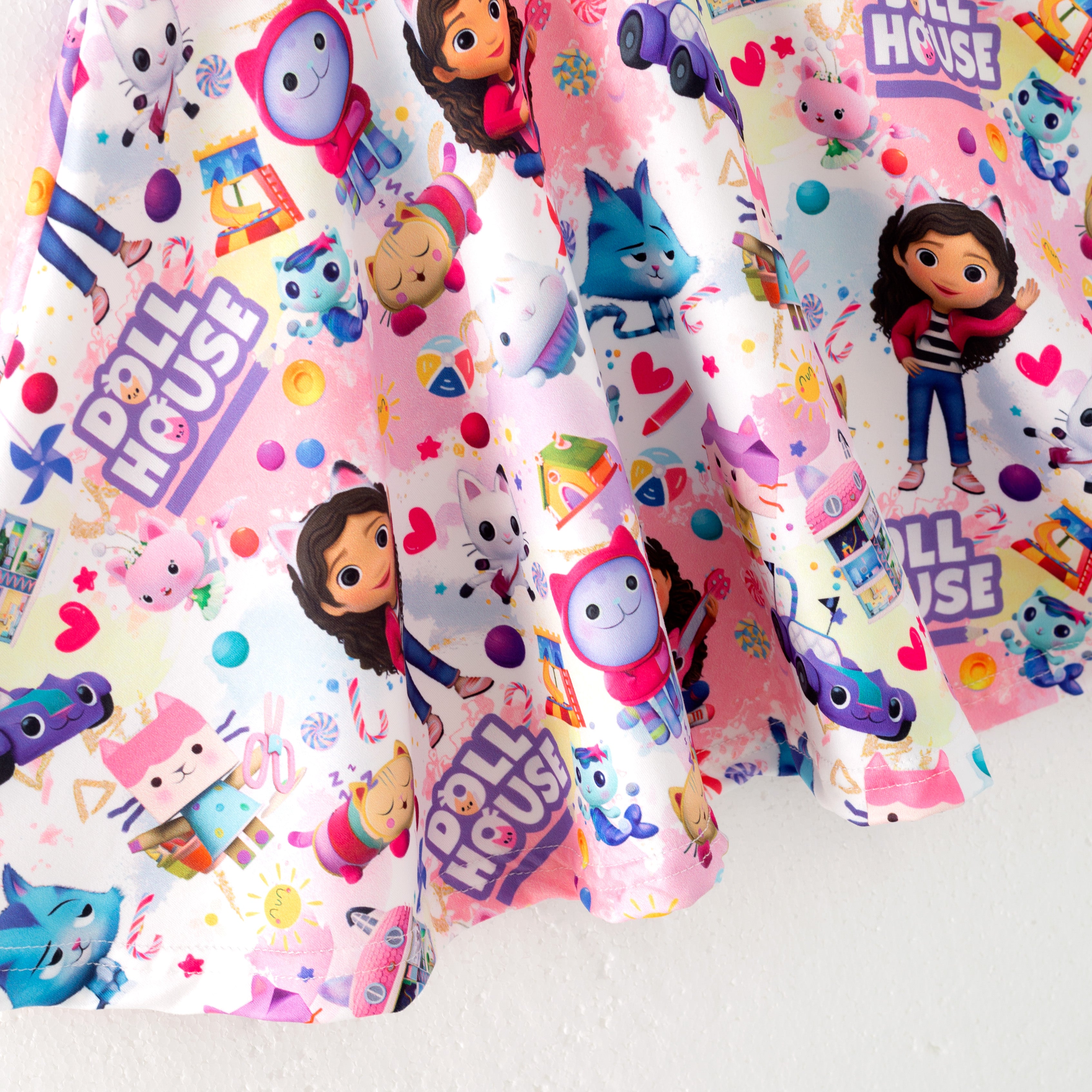 (Pre Order)Girls Cartoon Print Dress