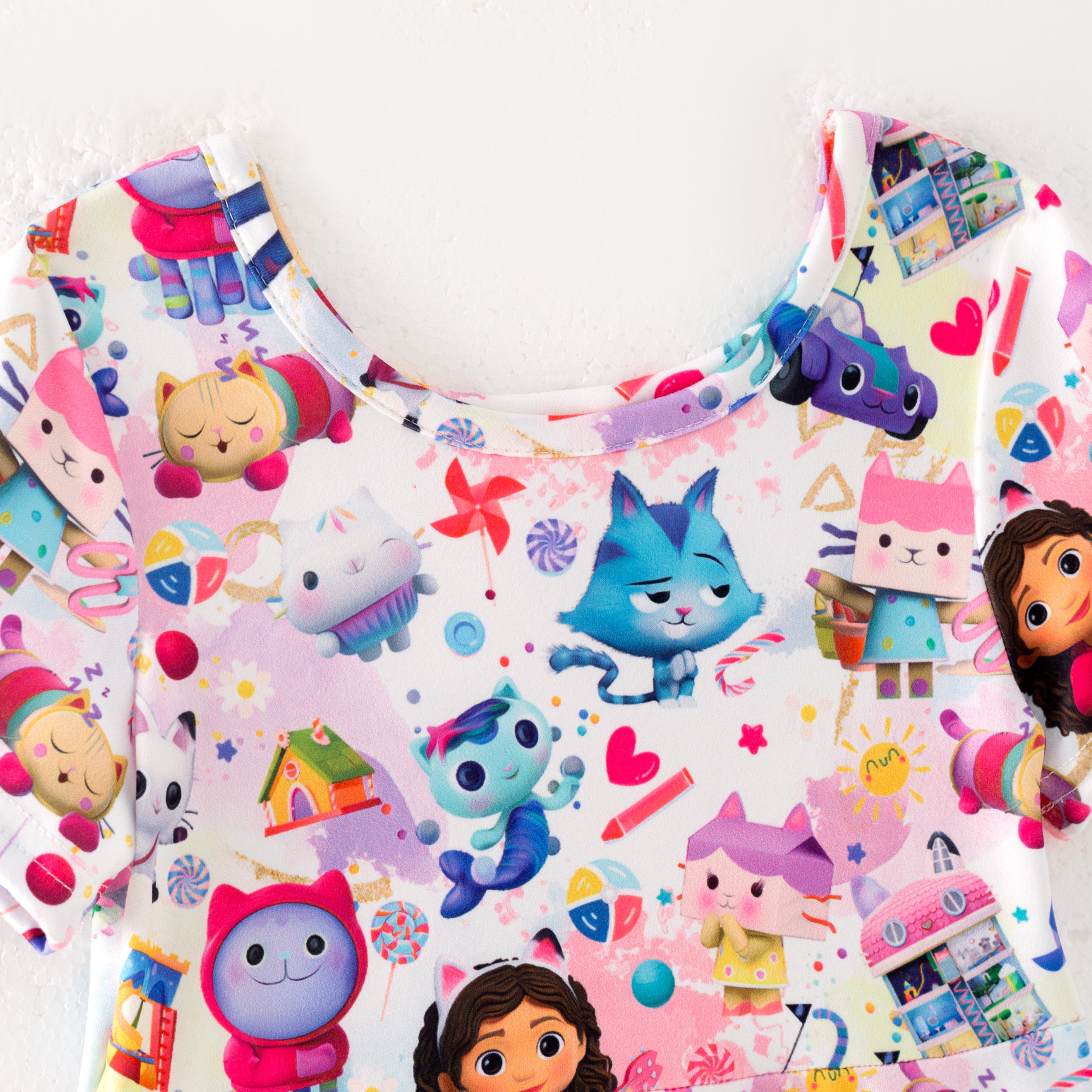 (Pre Order)Girls Cartoon Print Dress