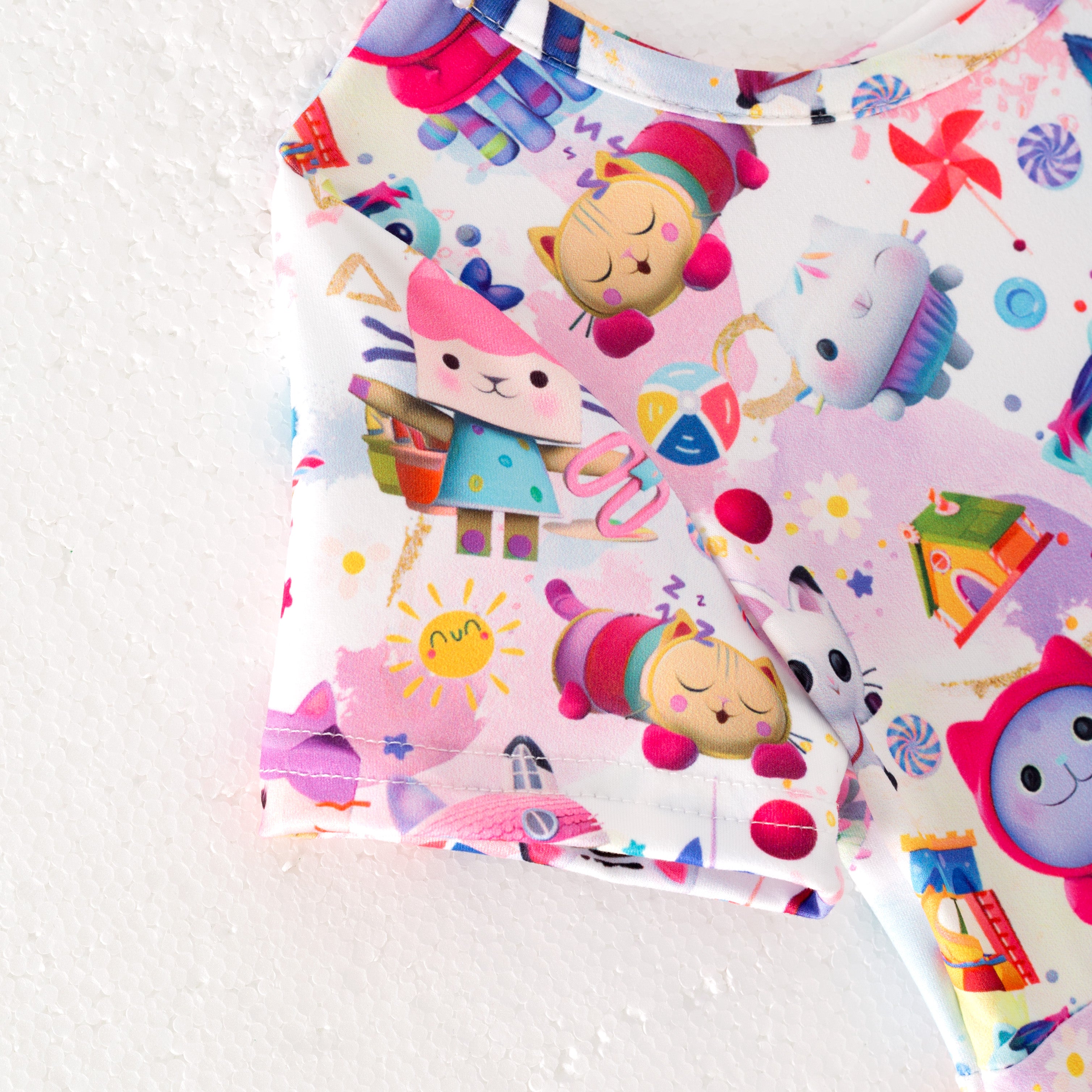 (Pre Order)Girls Cartoon Print Dress