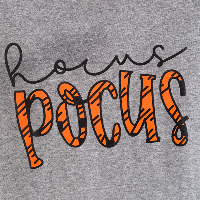 (In Stock)Girls Halloween Hocus Pocus Print Outfit Set