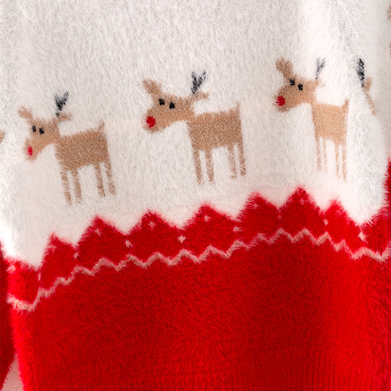 (In Stock G7-1-2)Girls Christmas Sweater