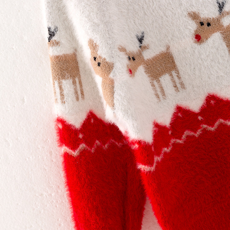 (In Stock G7-1-2)Girls Christmas Sweater