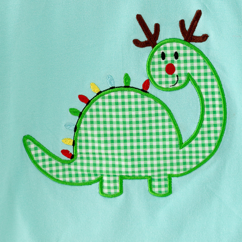 (In Stock G7-5-1)Girls Christmas Print Top