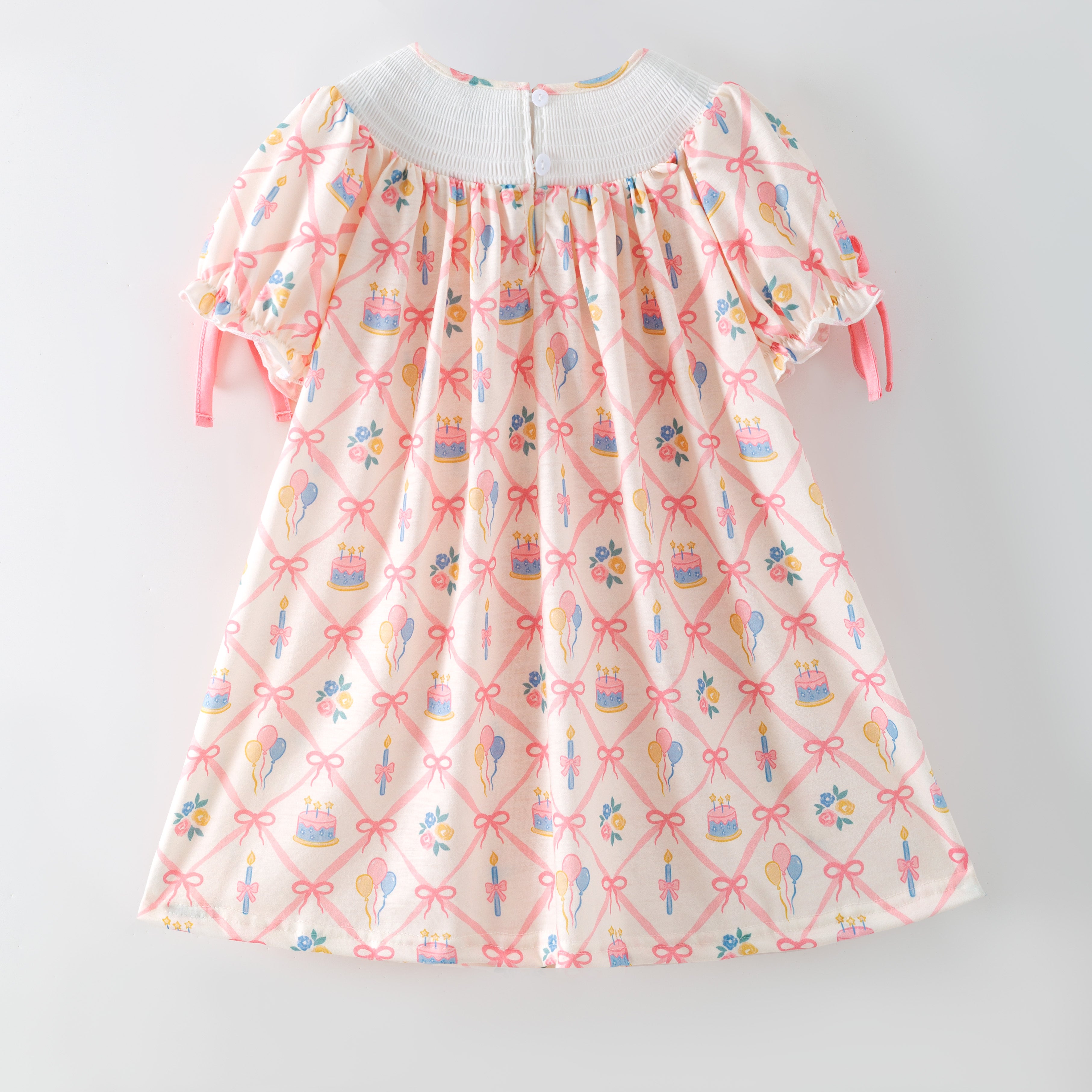 (Pre Order,Prepack Zone)Girls Birthday Embroidery Dressr(Mix Size)