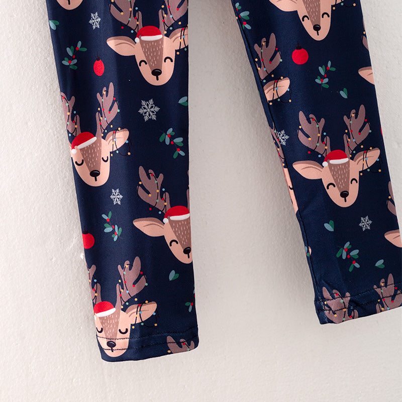 (Pre Order)Girls Christmas Print Outfit Set