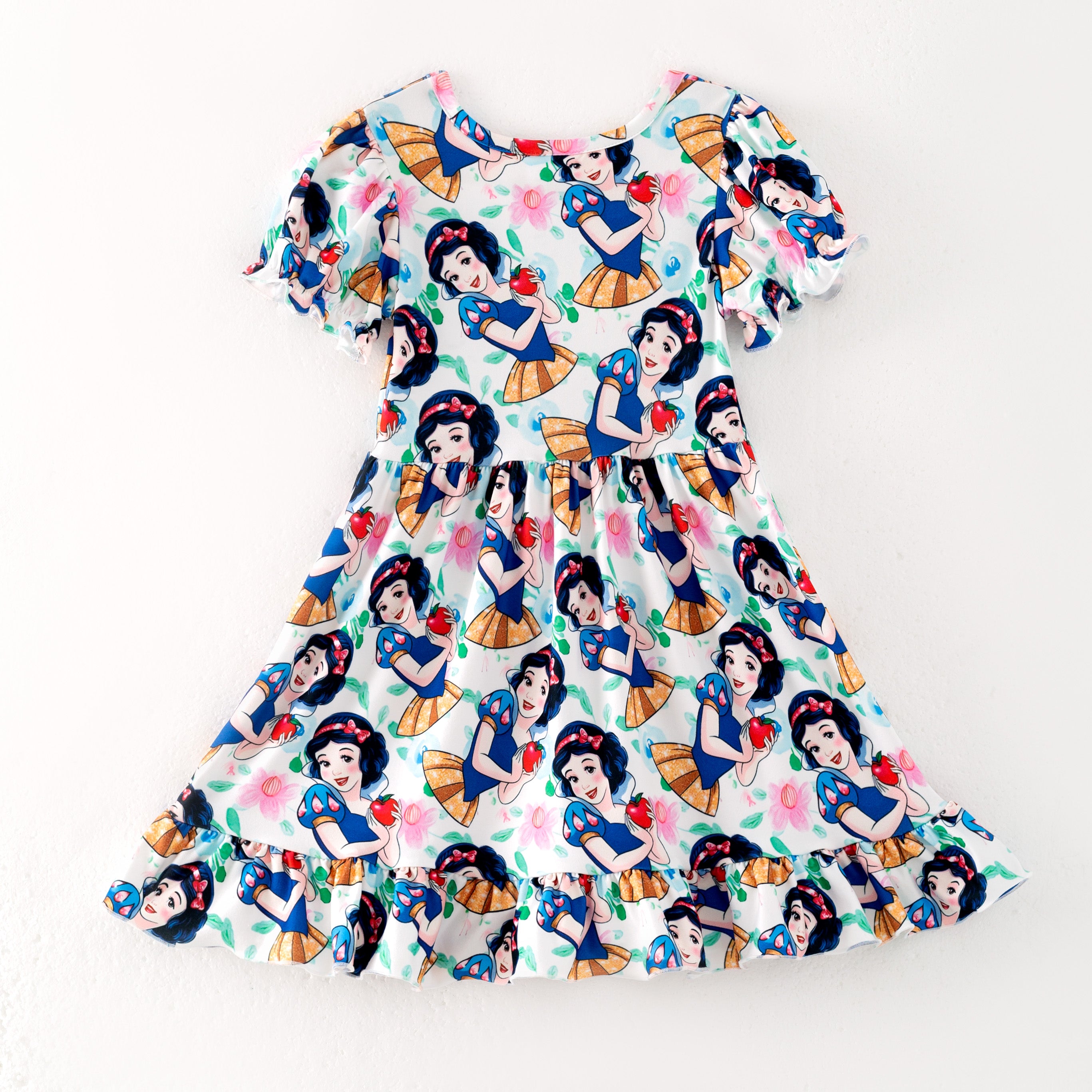 (Pre Order)Girls Spring and Summer Princess Print Dress