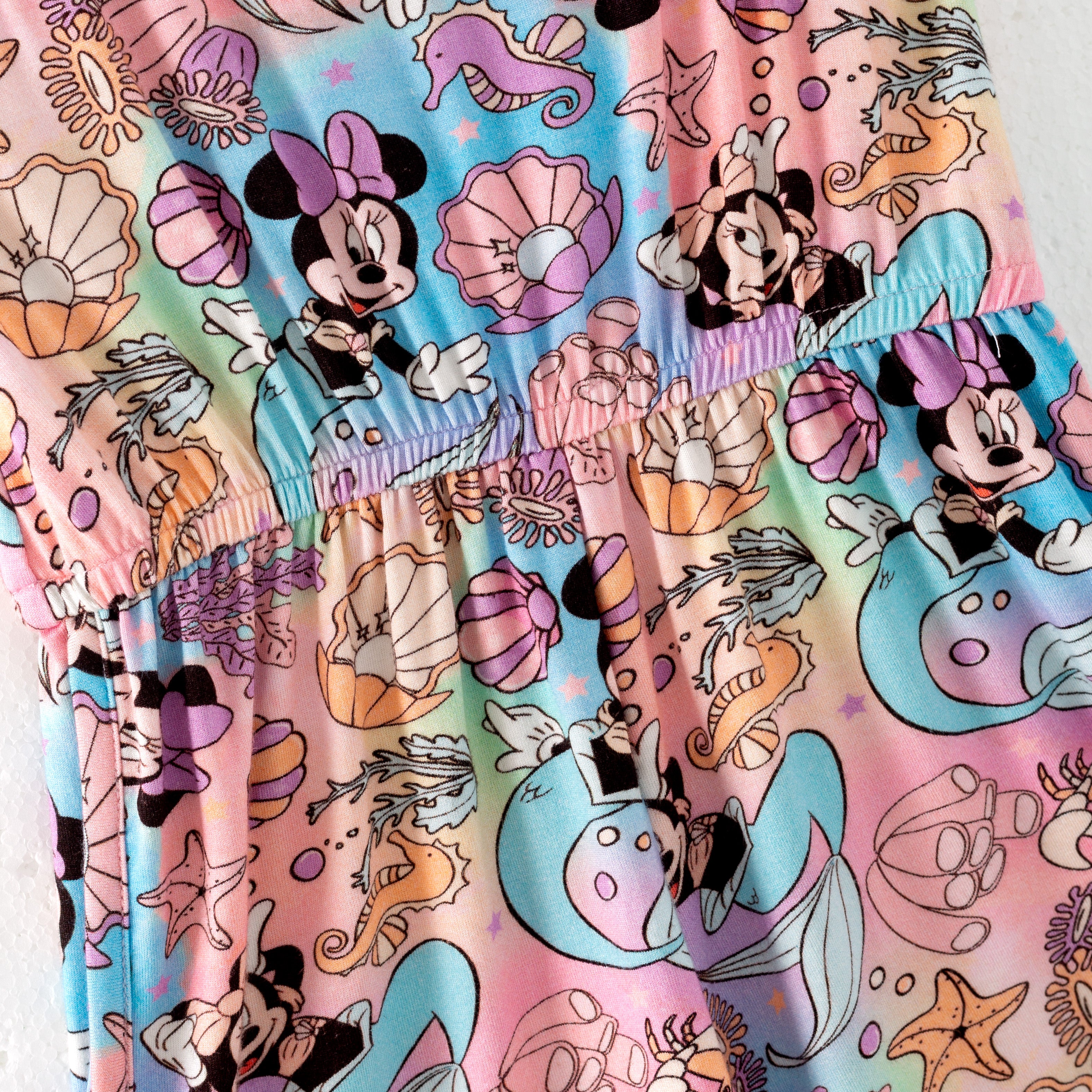 (Pre Order)Bamboo Summer Baby Girls' Cartoon Printed Sleeveless Jumpsuit