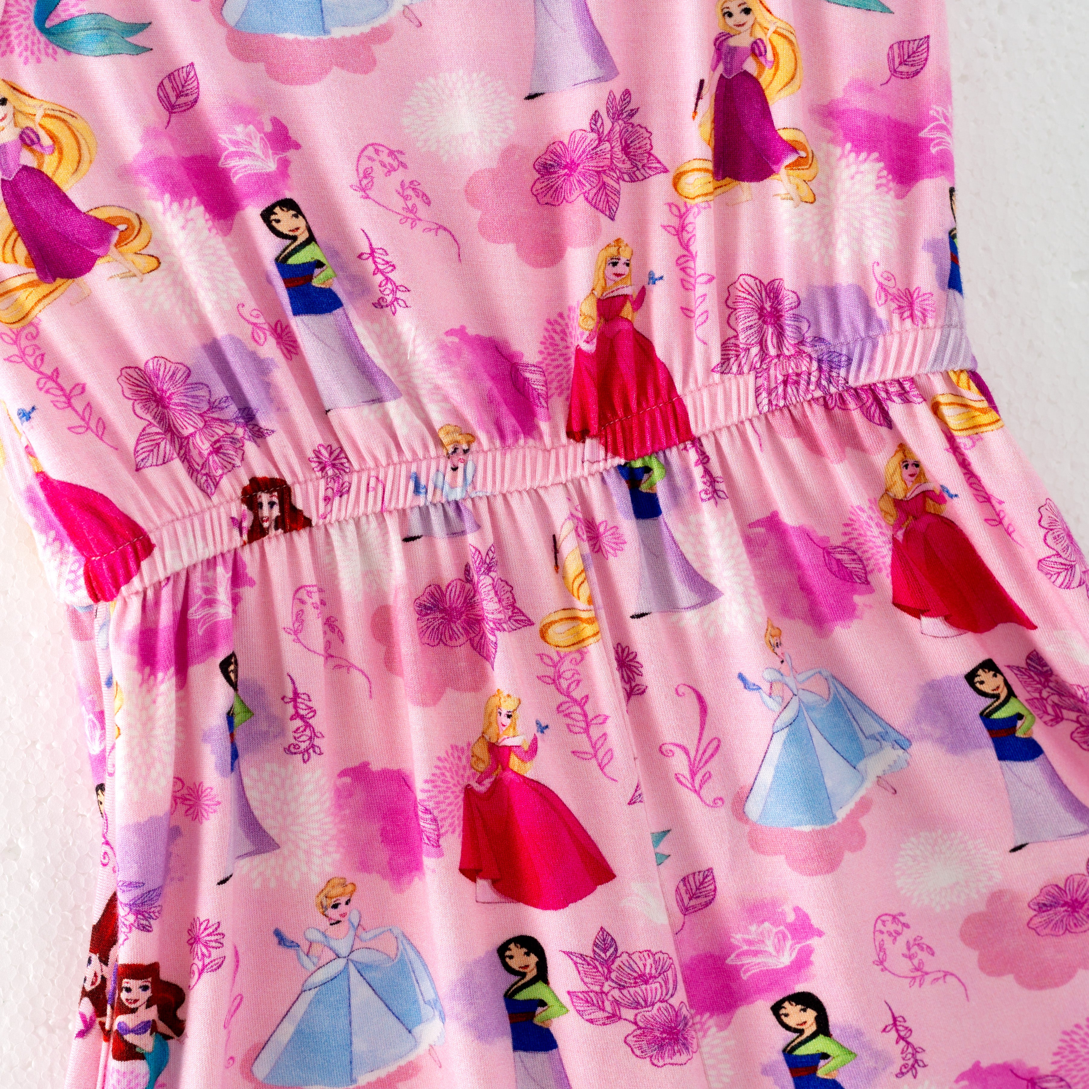 (Pre Order)Bamboo Summer Baby Girls' Cartoon Printed Sleeveless Jumpsuit