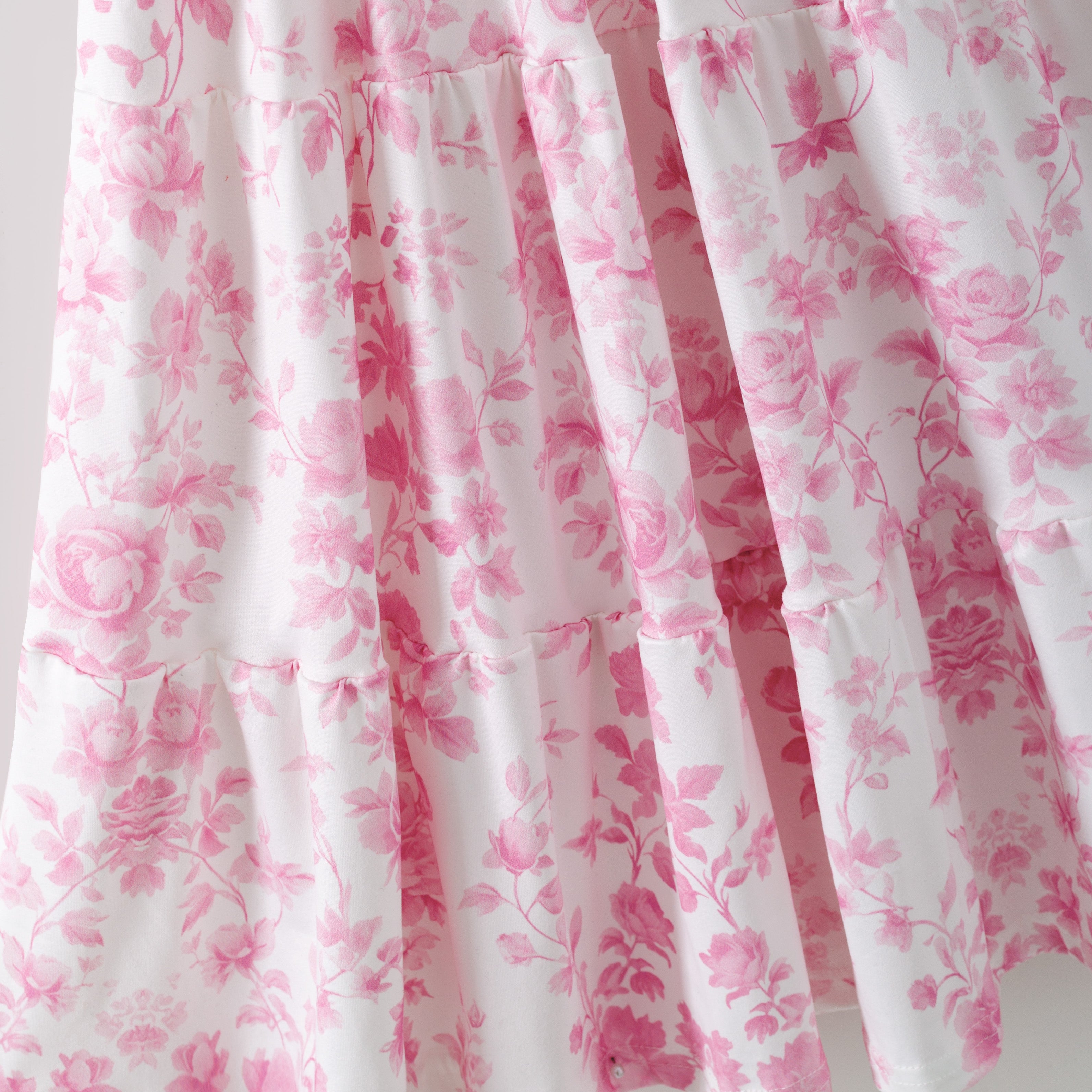 (Pre Order,Prepack Zone)Family Spring&Summer Floral Print MAXI Dress(Mix Size)