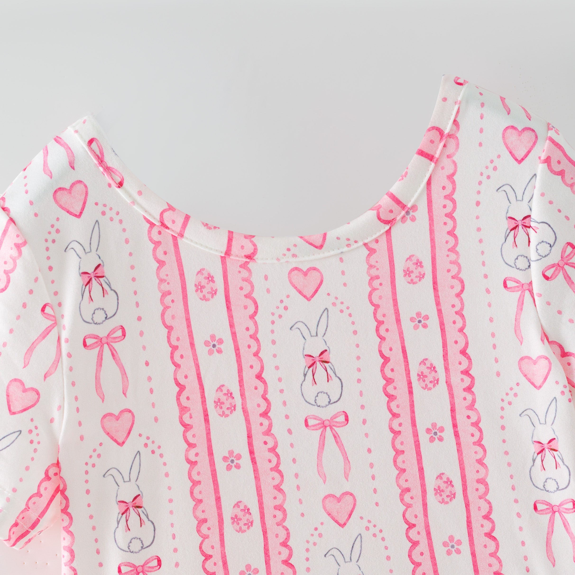 (Pre Order,Prepack Zone)Girls Easter Bunny Print Dress(Mix Size)