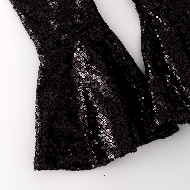 (In Stock L31-4-1)Girls Fall "God Is Good" Cotton Top Velvet Pants Set