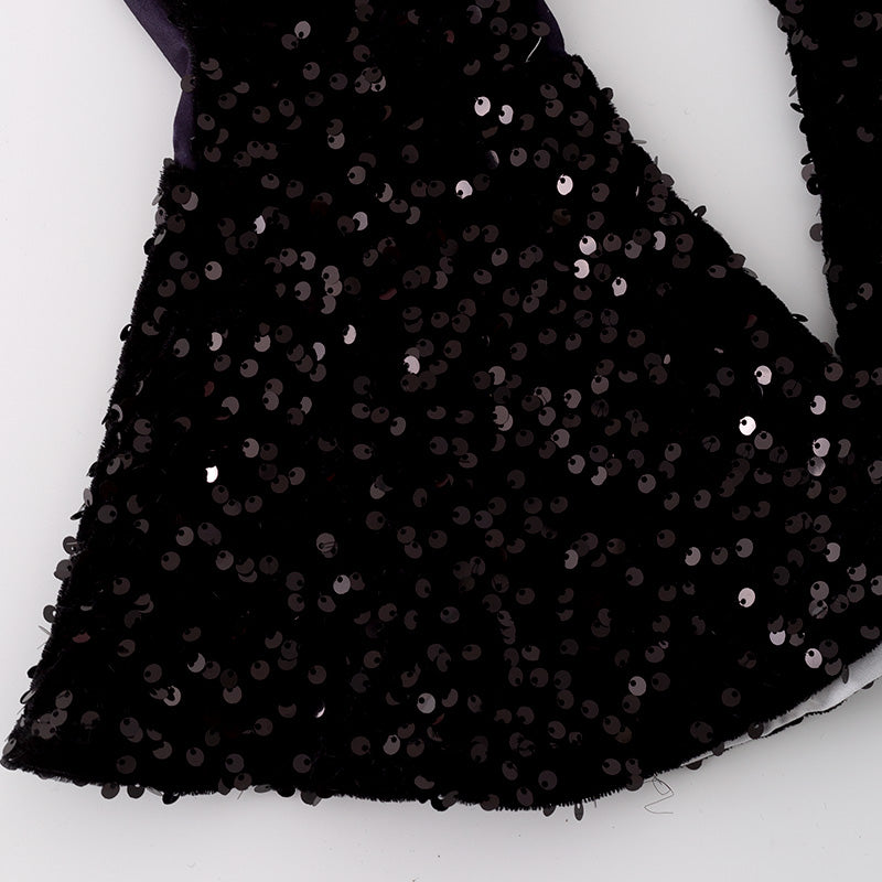 (In Stock L31-4-1)Girls Fall "Be Kind To Yourself" Cotton Top Velvet Pants Set