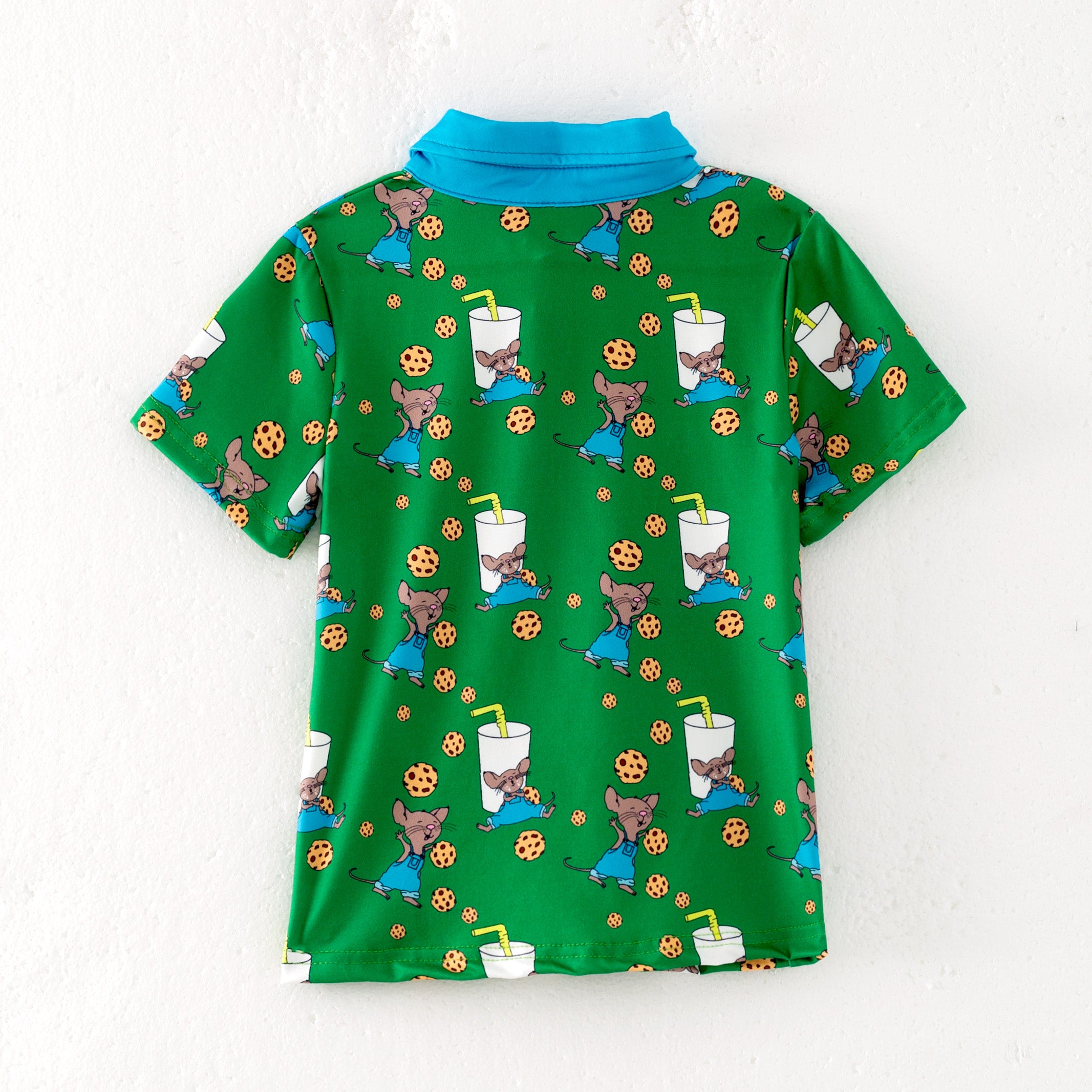 (Pre Order)Boys Spring and Summer Brown Bear Print Top